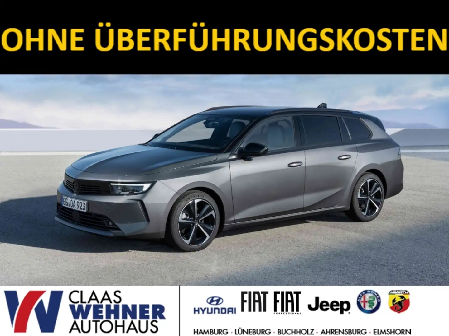 Opel Astra L Sports Tourer Elegance 1.2 Turbo Dachlackier. Al Weiß - 1