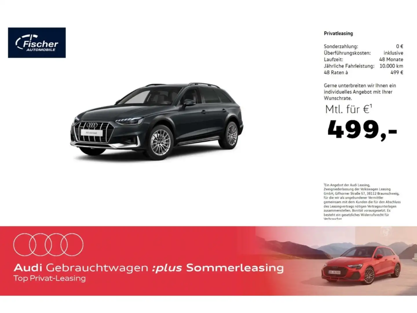 Audi A4 allroad 40 TDI quattro Grau - 1