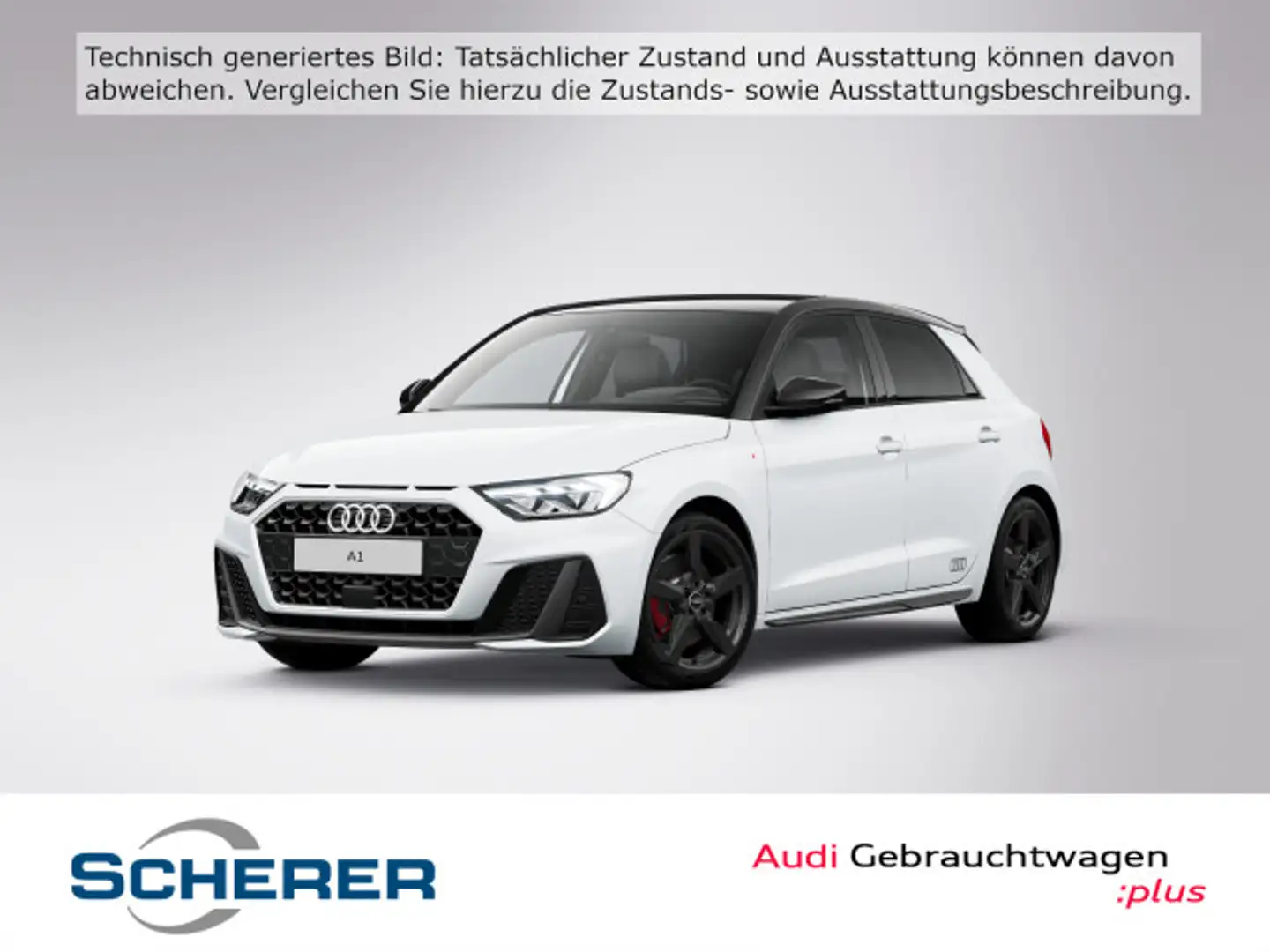 Audi A1 S line 40 TFSI LED SHZ 17"LM PDC PR Blanc - 1