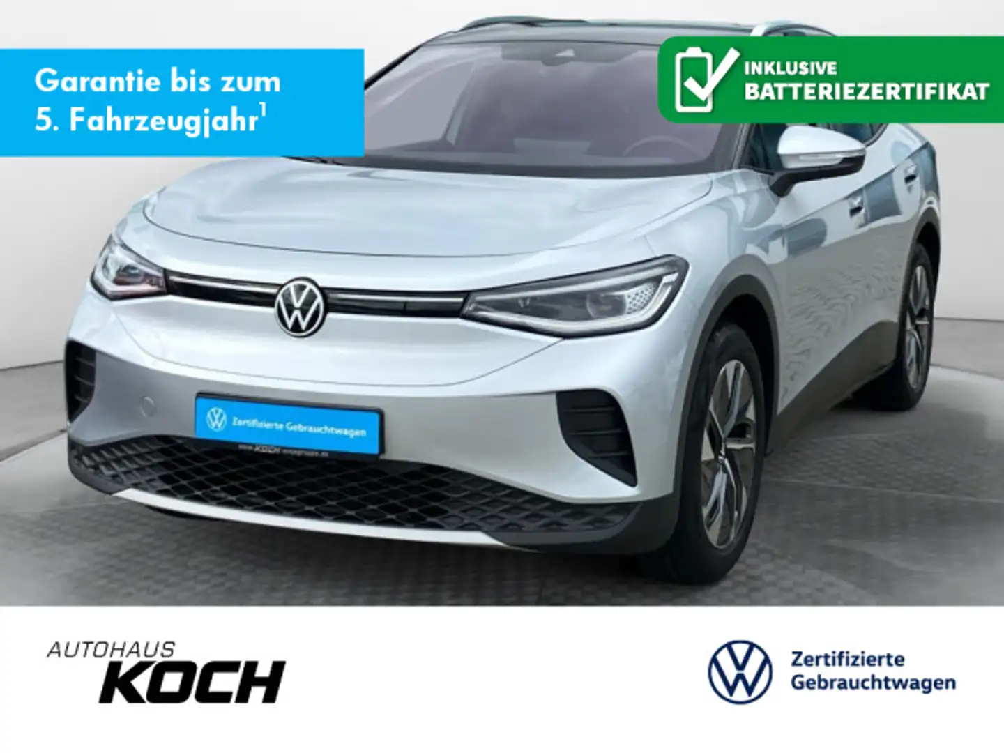 Volkswagen ID.4 Pure 52kWh LED Wärmepumpe Silber - 1