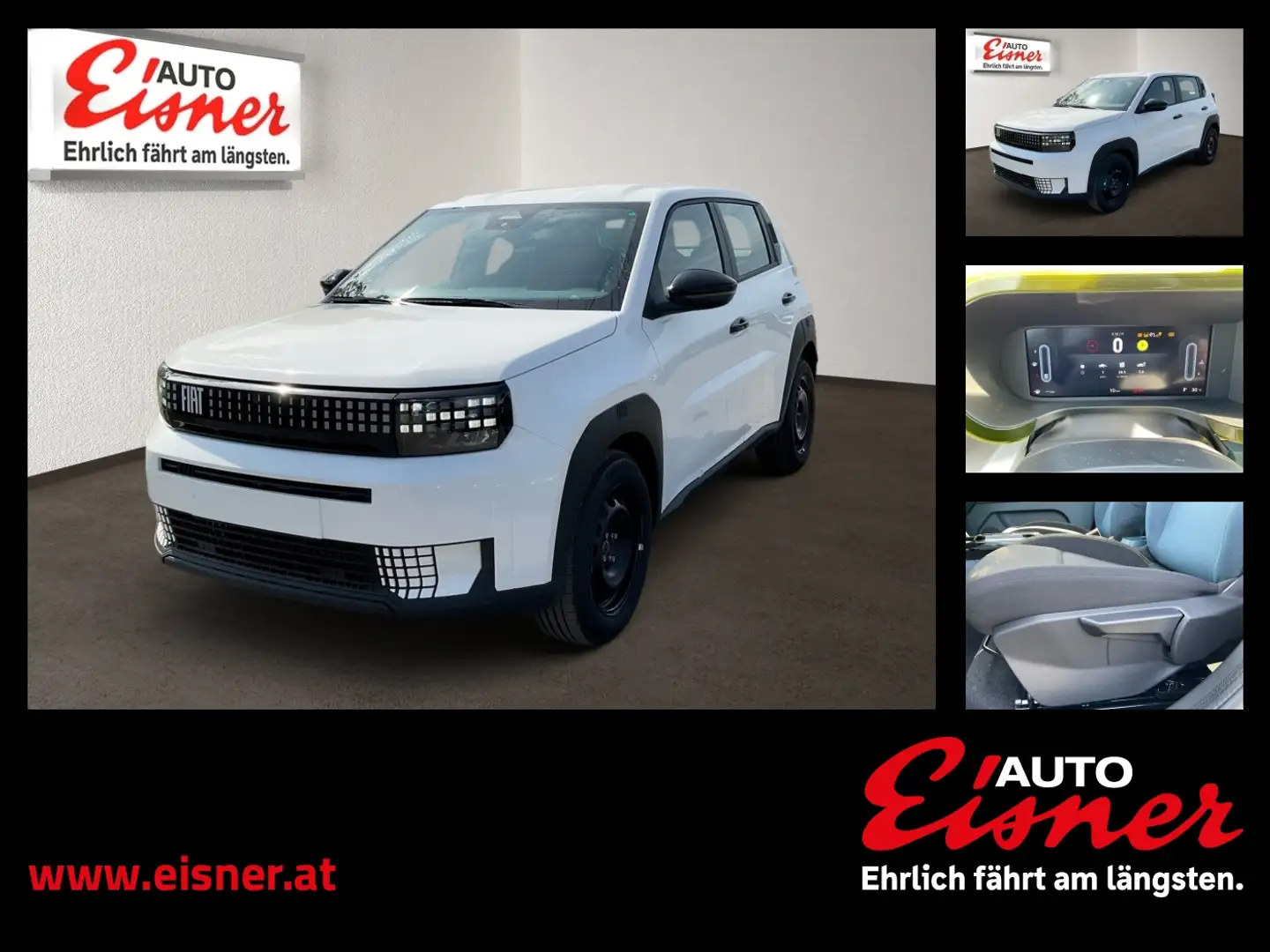 Fiat Grande Panda EDCT ICON HYBRID Blanc - 1