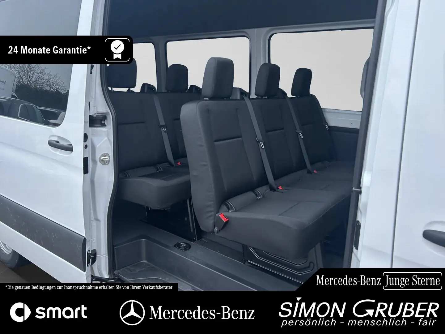 Mercedes-Benz Sprinter 315 Tourer hoch lang 9G MBUX Klima Shzg Weiß - 1
