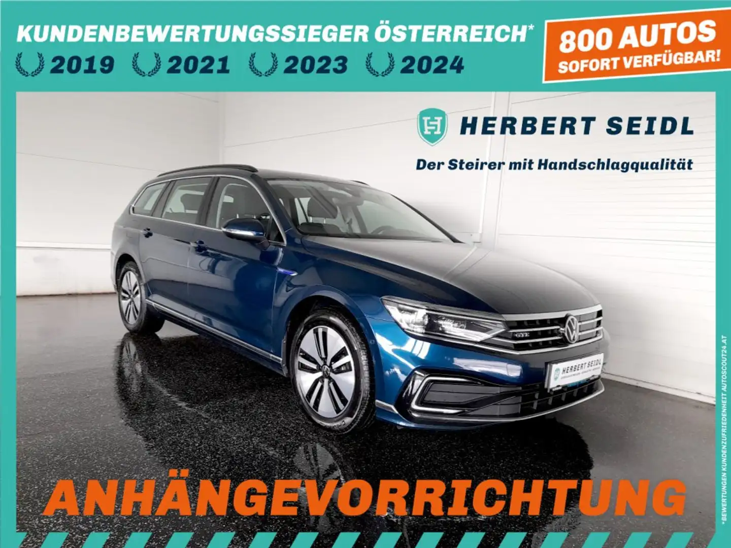 Volkswagen Passat Variant GTE PHEV DSG *MATRIX-LED / SKY / VIRTUELL / HEAD-UP / NAVI / AHV & 360° KAMERA / ACC* Blau - 1