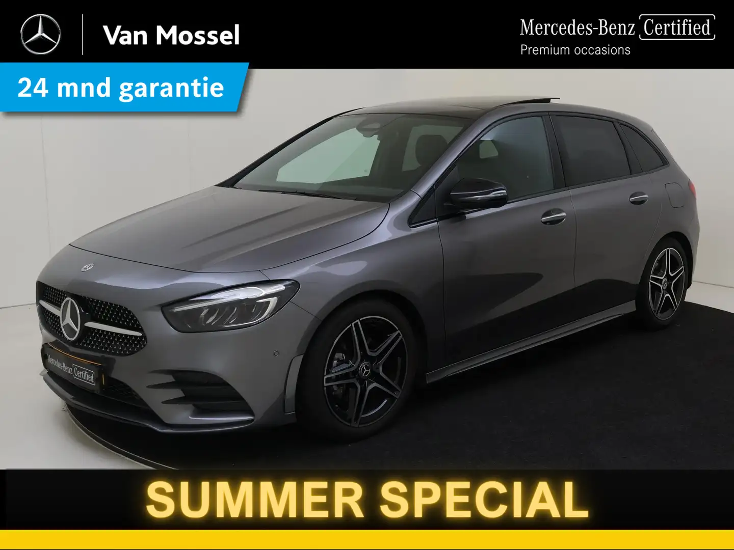 Mercedes-Benz B 180 AMG Line / Stoelverwarming / Achteruitrijcamera / Grijs - 1
