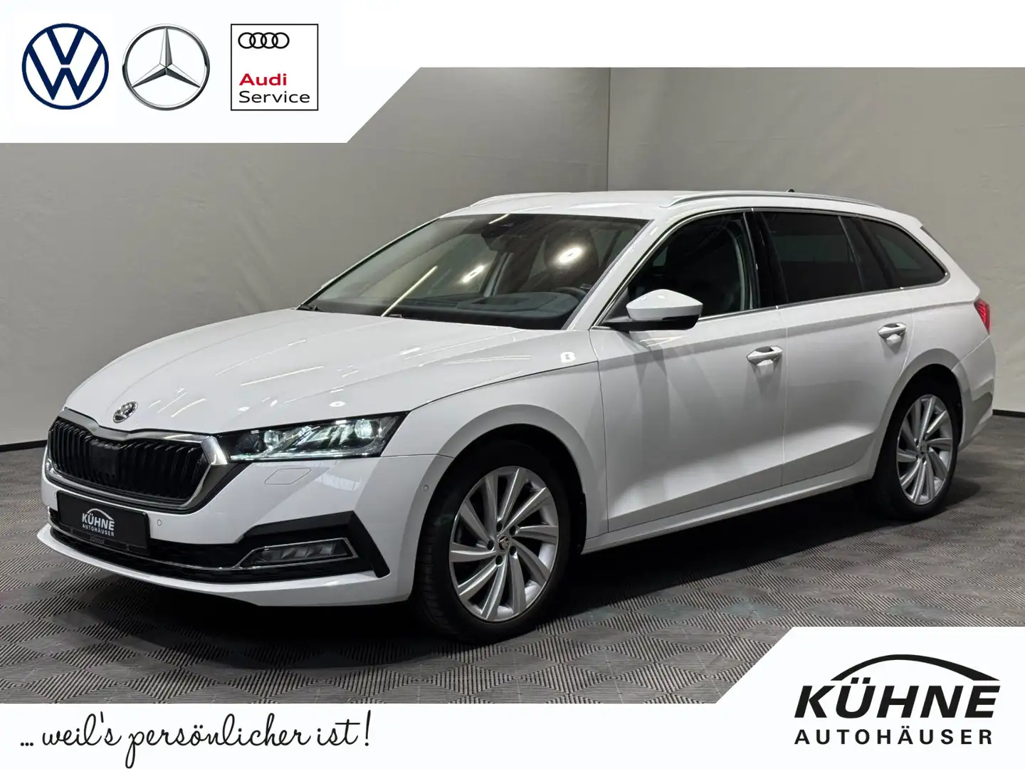 Skoda Octavia Combi Style 2.0 TDI | MATRIX LEDER NAVI Bianco - 1