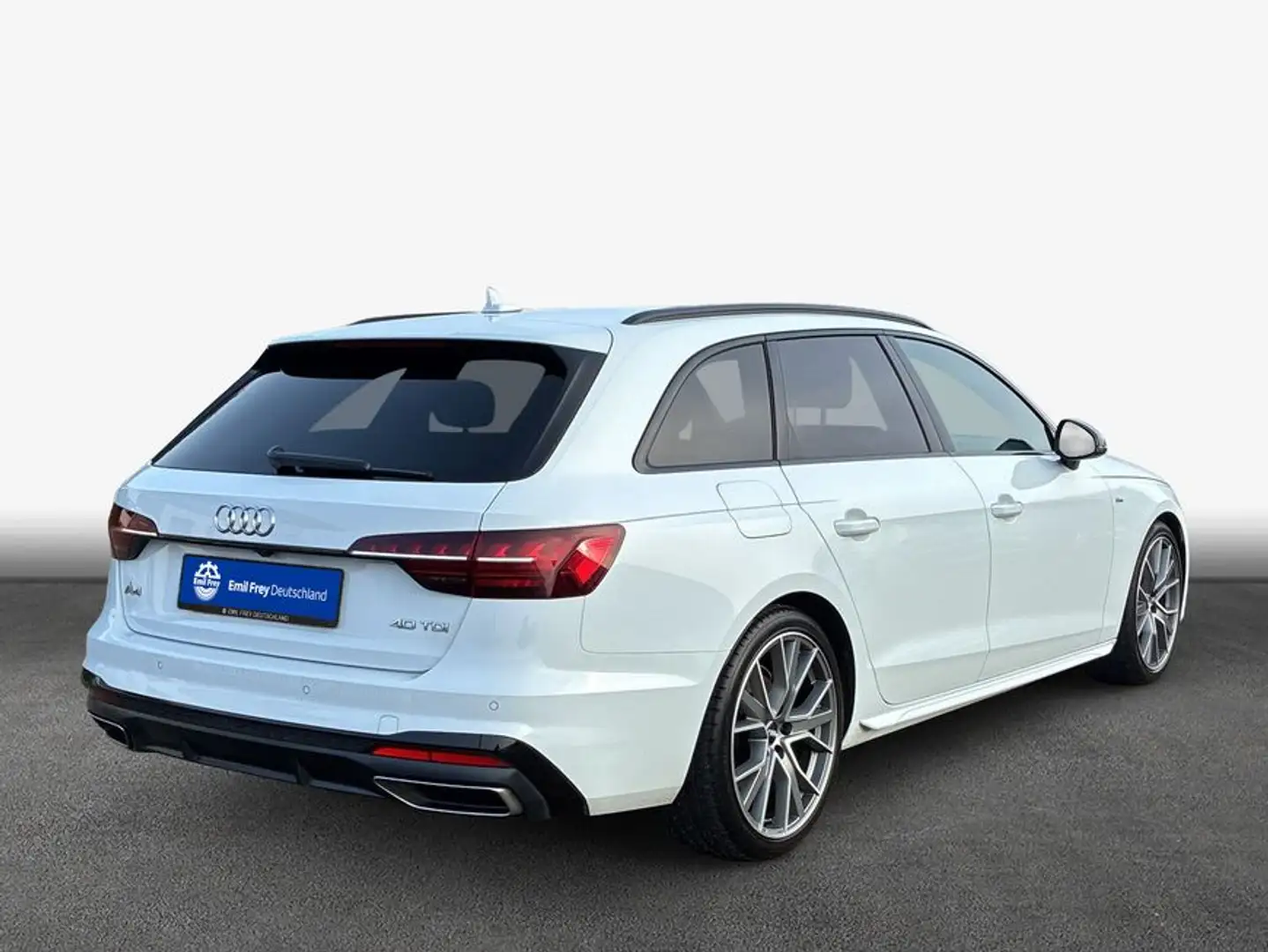 Audi A4 Avant 40 TDI S tronic S line AHK Pano Navi Weiß - 2