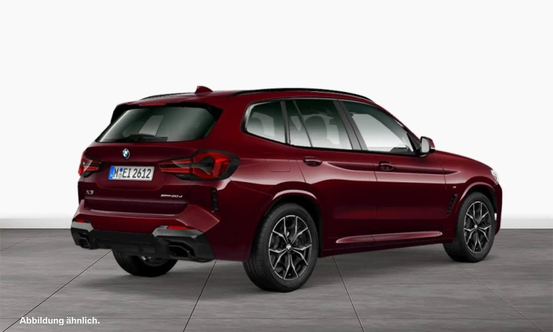 BMW X3 xDrive20d M Sportpaket HK HiFi DAB WLAN Rot - 2
