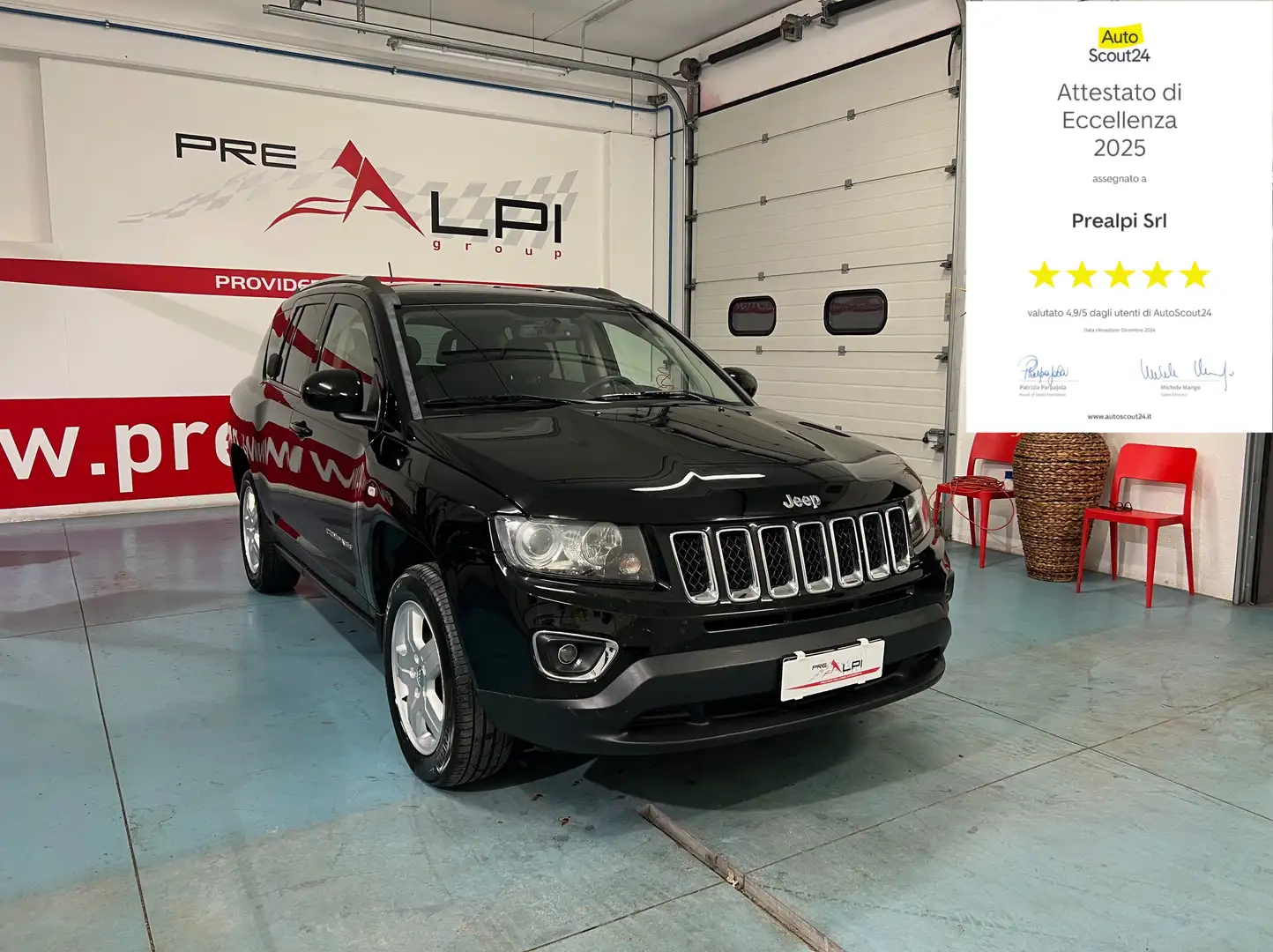 Jeep Compass Compass I 2014 2.2 crd North 2wd 136cv Schwarz - 1