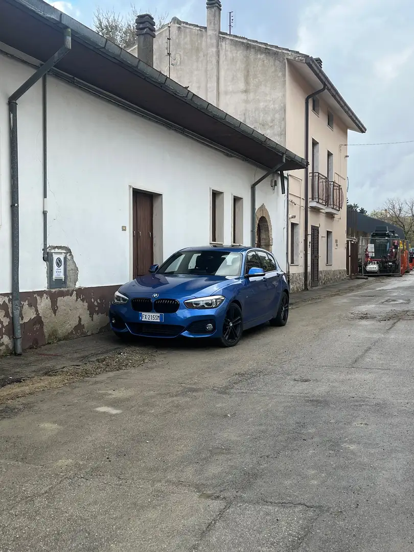 BMW 118 Serie 1 F/20-21 2015 118i 5p Msport auto Azul - 1