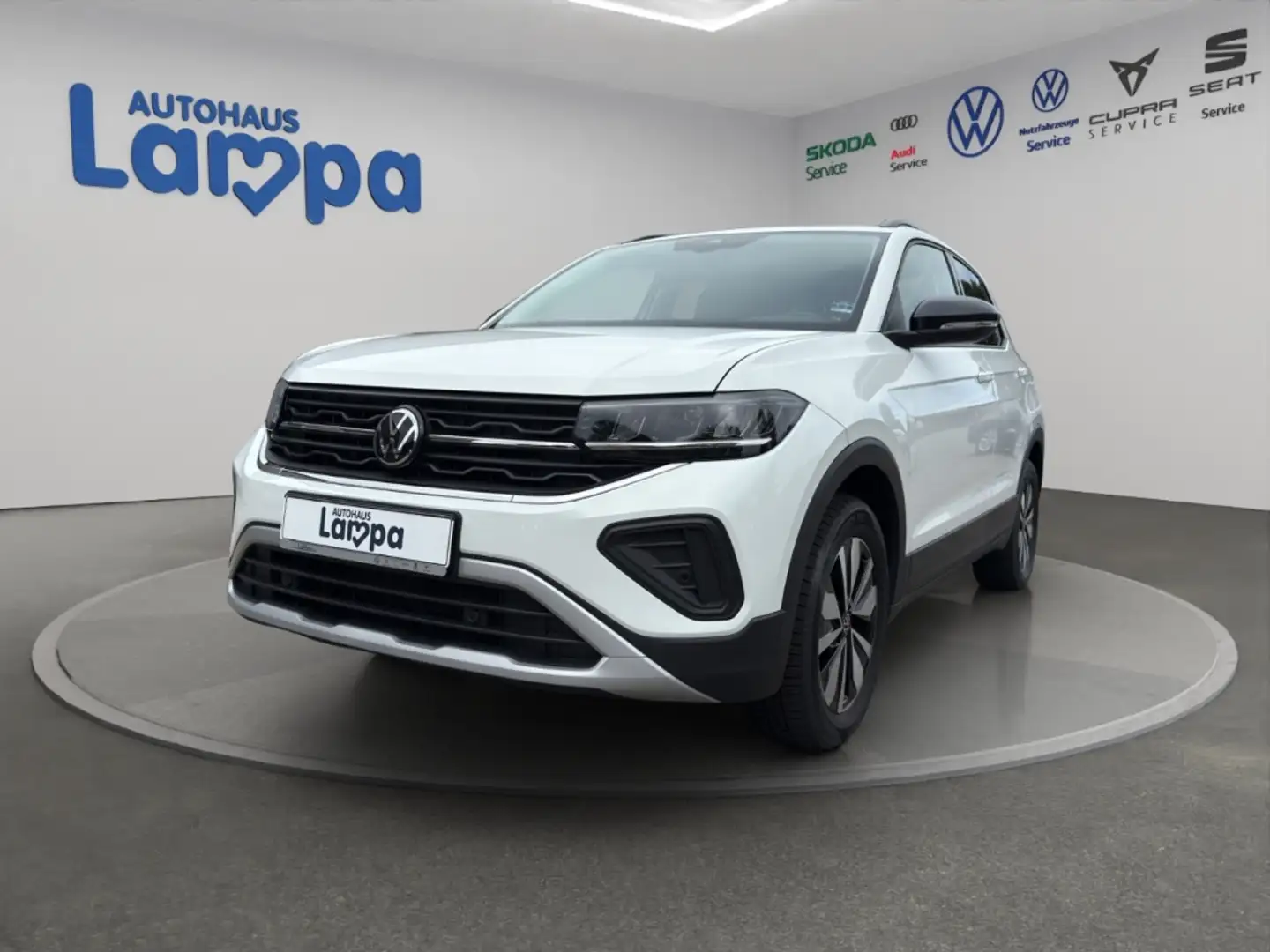 Volkswagen T-Cross GOAL 1.0 TSI 5-Gang AHK,SHZ,ACC,PDC,MFL Weiß - 2