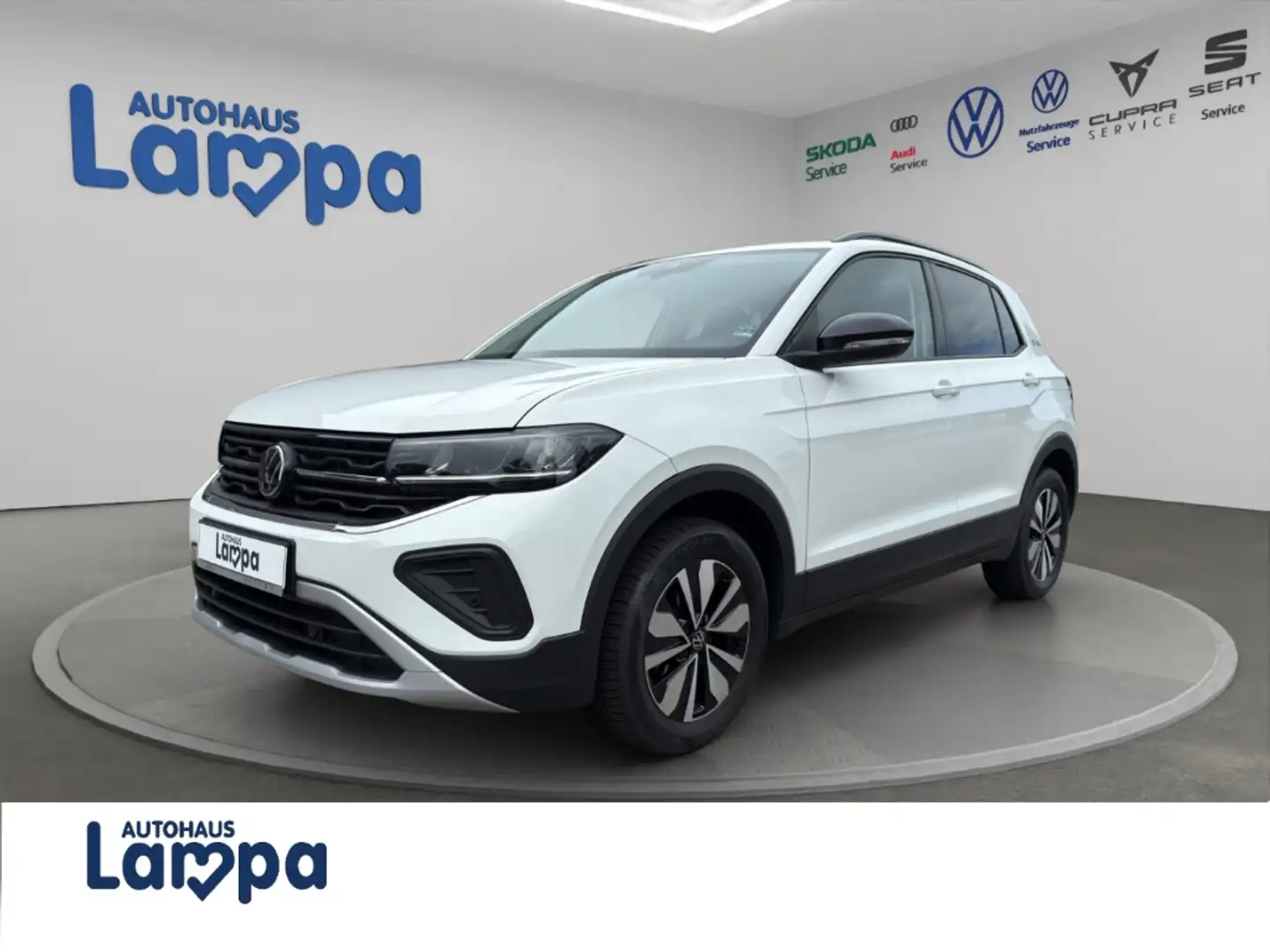 Volkswagen T-Cross GOAL 1.0 TSI 5-Gang AHK,SHZ,ACC,PDC,MFL Weiß - 1