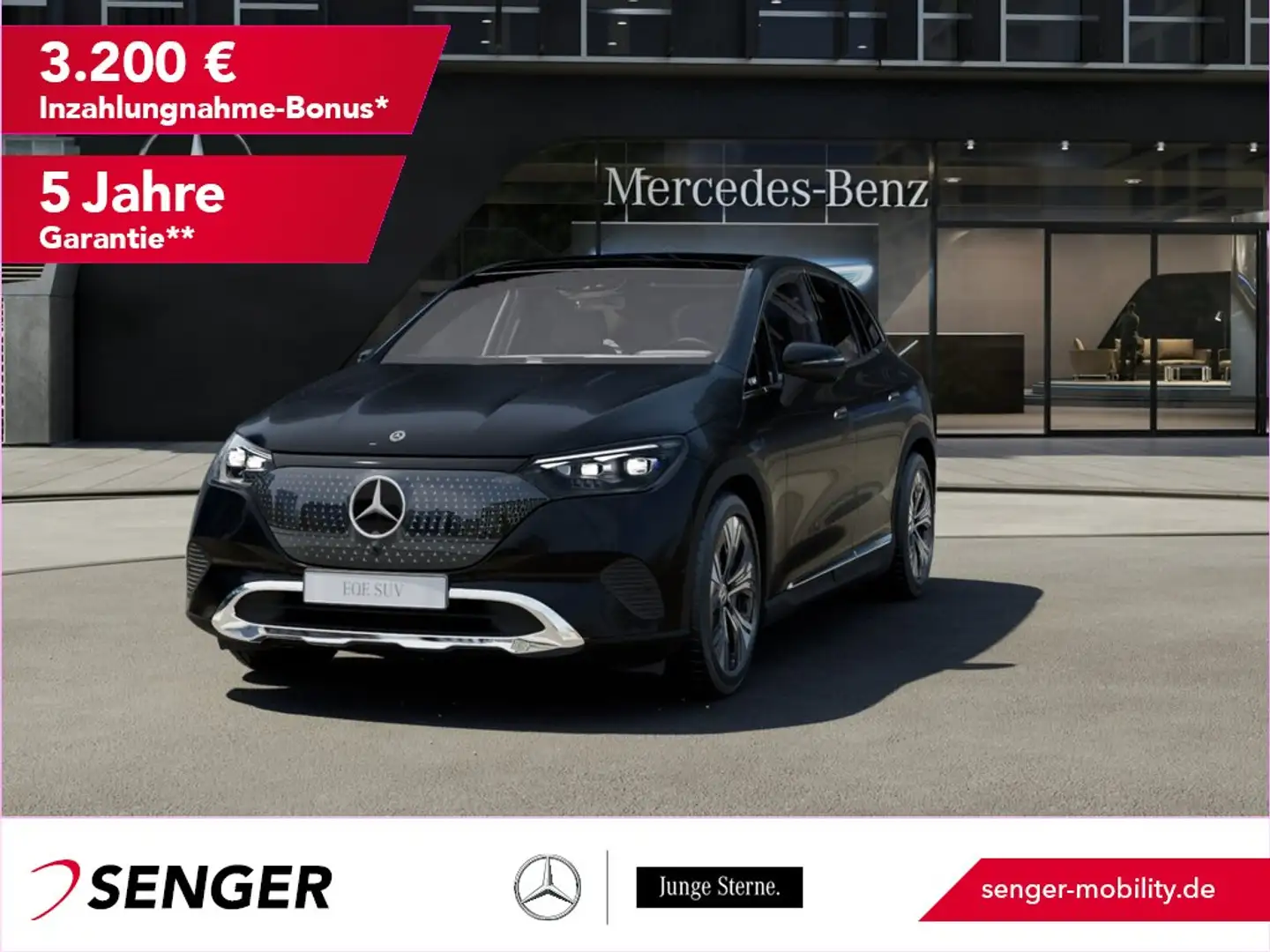 Mercedes-Benz EQE SUV EQE 300 SUV Digital-Light Distronic AHK Panorama Noir - 1