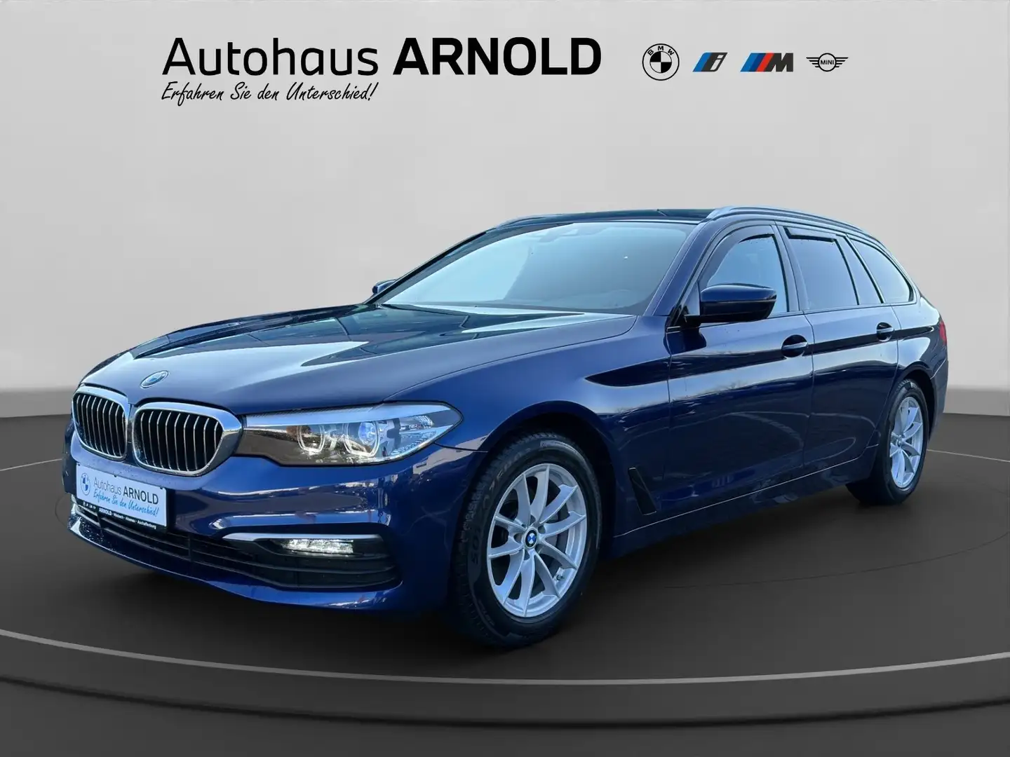 BMW 520 d Touring HiFi Panoramadach Komfortzugang RFK Blauw - 1