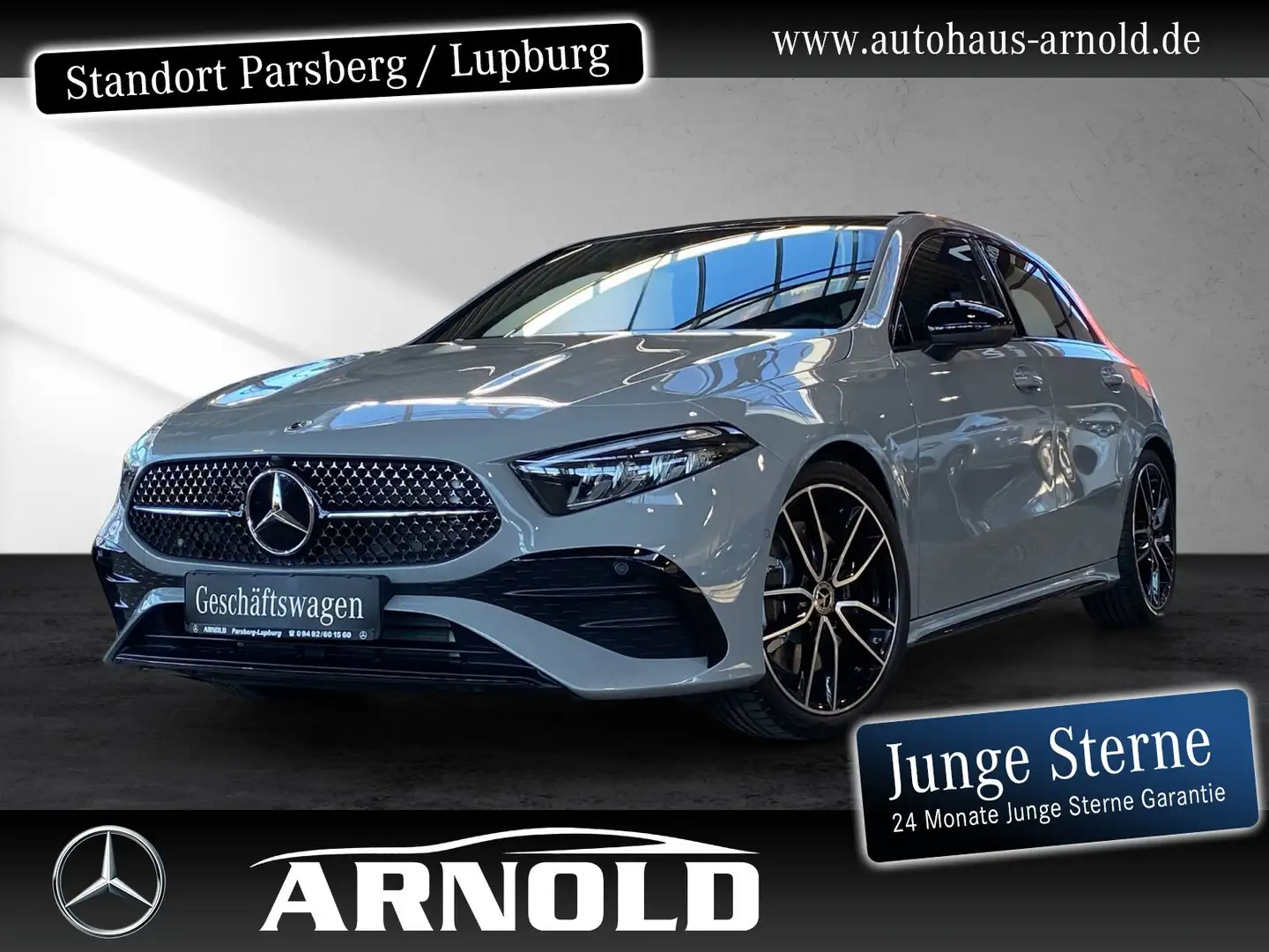 Mercedes-Benz A 250 A 250 4M AMG Line Special Night AHK Pano Distr. Grau - 1