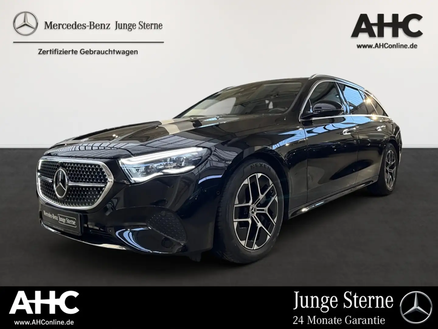 Mercedes-Benz E 450 dT 4M AHK Pano Sitzklima Superscreen 360° Schwarz - 1