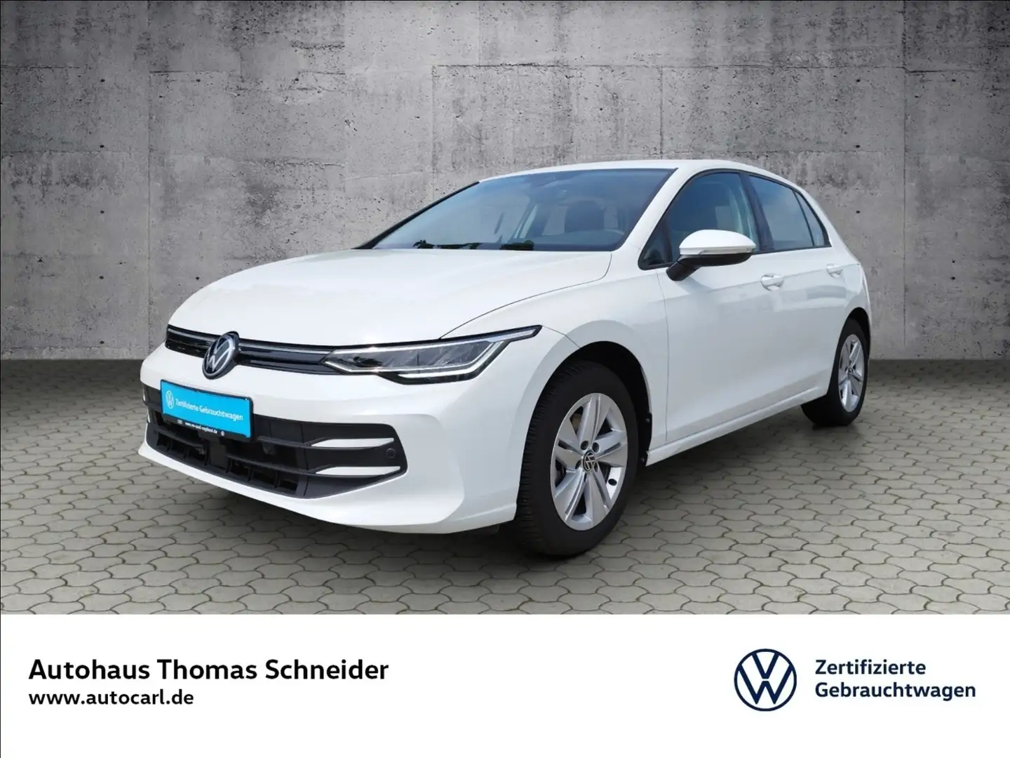 Volkswagen Golf VIII Life 1.5 TSI 3-Zonen/SHZ KLIMA LED ALU Weiß - 1