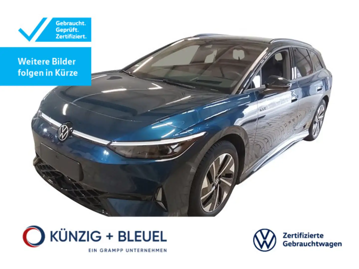 Volkswagen ID.7 Tourer GTX 4Motion +WÄRMEPUMPE+AHK+KAMERA+ Blau - 1