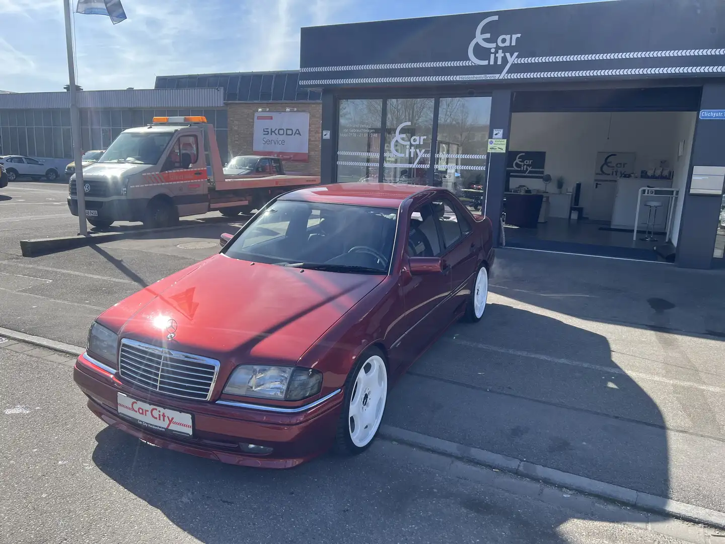 Mercedes-Benz C 36 AMG Limo*280Ps*Top-Zustand*19Zoll*5-GangAutom* Červená - 1