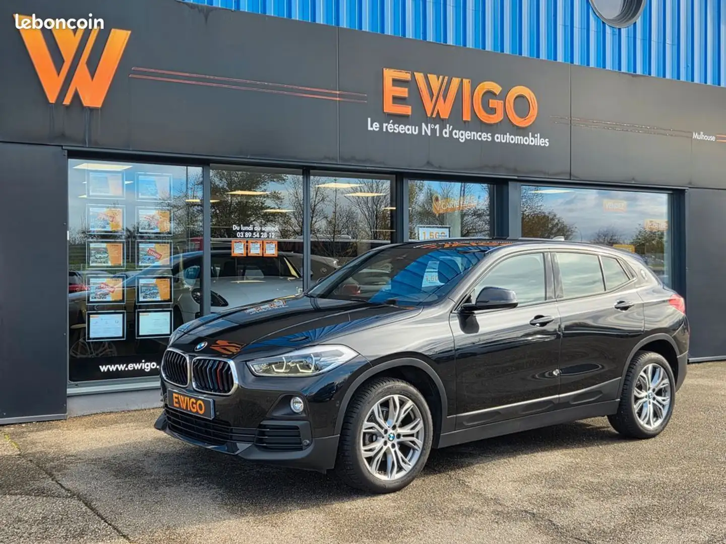 BMW X2 1.6 d 115 lounge plus volant m sport sdrive dkg bva Zwart - 1