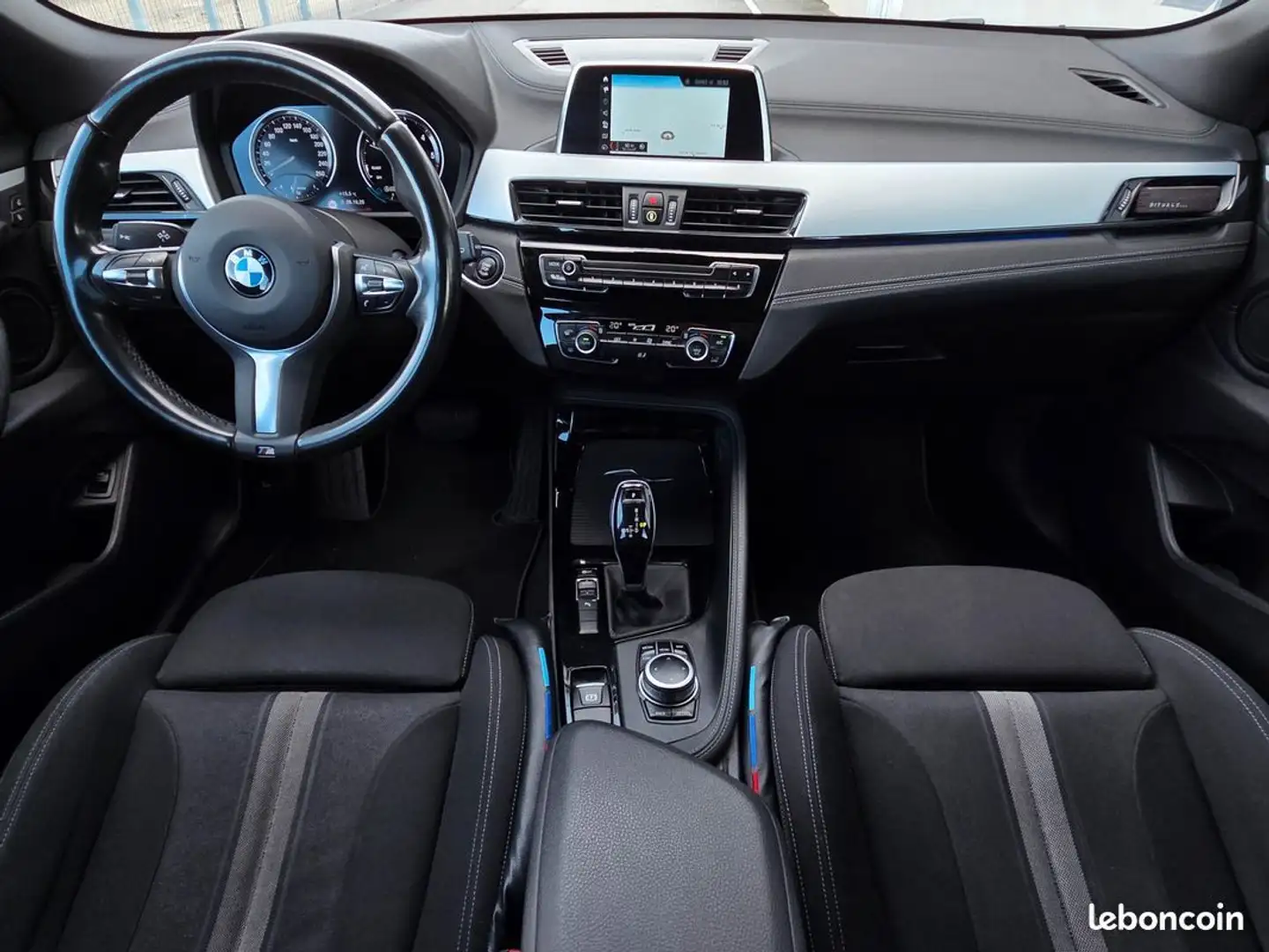 BMW X2 1.6 d 115 lounge plus volant m sport sdrive dkg bva Zwart - 2