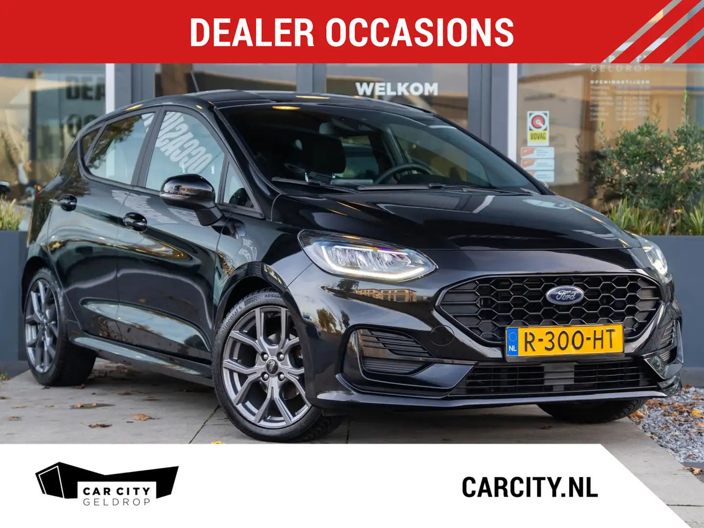 Ford Fiesta 1.0 EcoBoost Hybrid ST-Line LED / Navi / Carplay / Zwart - 1