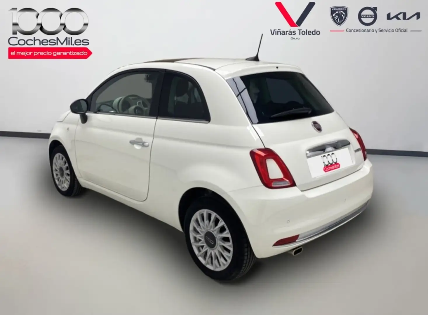 Fiat 500 1.0 Hybrid Dolcevita 52kW Blanc - 2