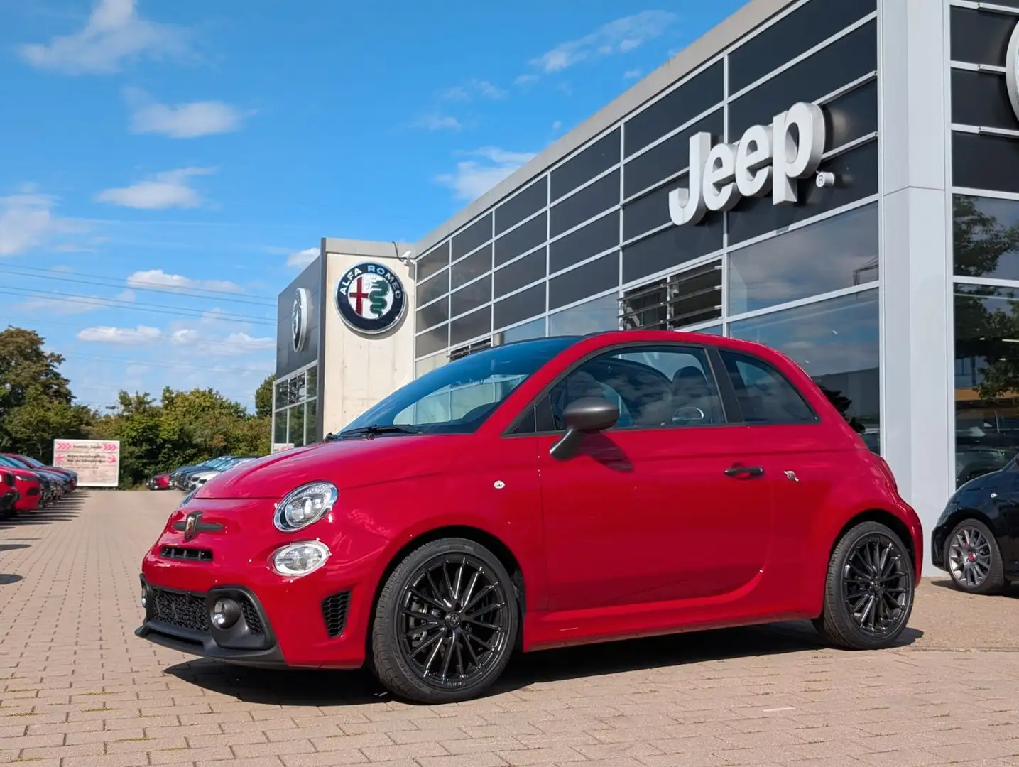 Abarth 595C T-Jet Cabrio Schalter PDC hinten Rot - 1