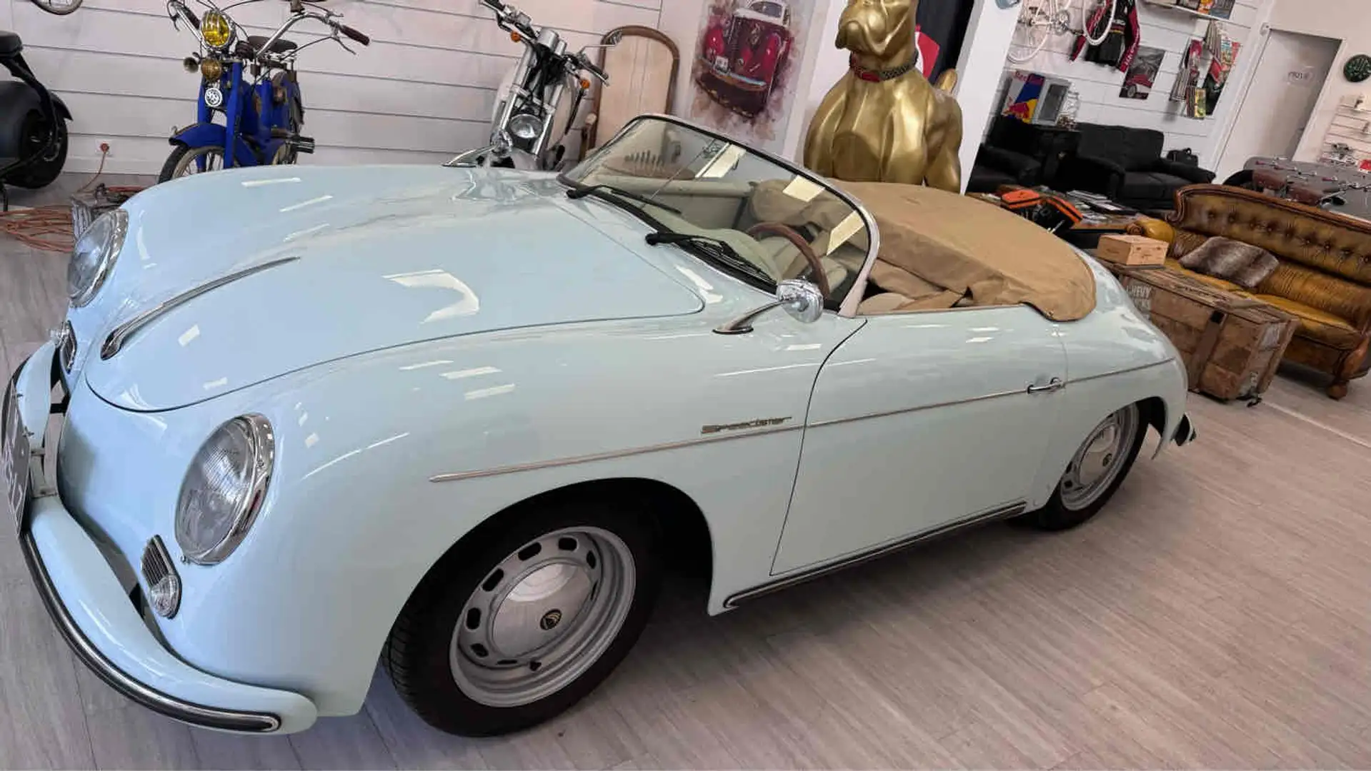 Porsche 356 356 REPLIQUE Blau - 1