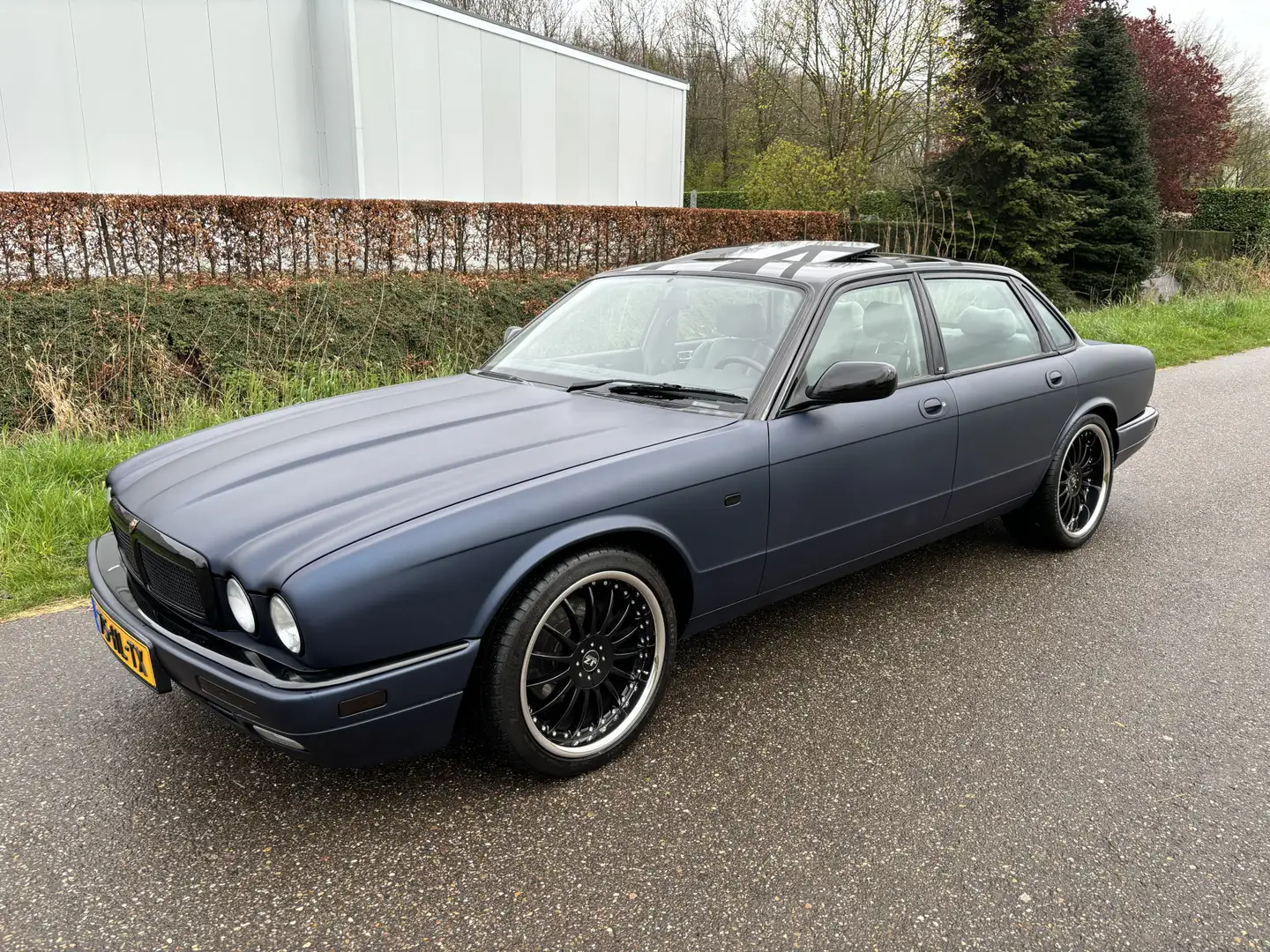 Jaguar XJ 4.0 R S/C SUPERCHARGED / LEER / MAT BLAUW / SCHUIF Bleu - 2