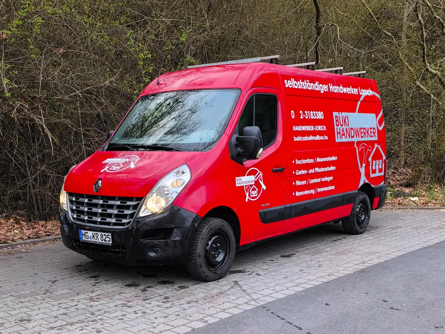 Renault Master Transporter Rot - 2