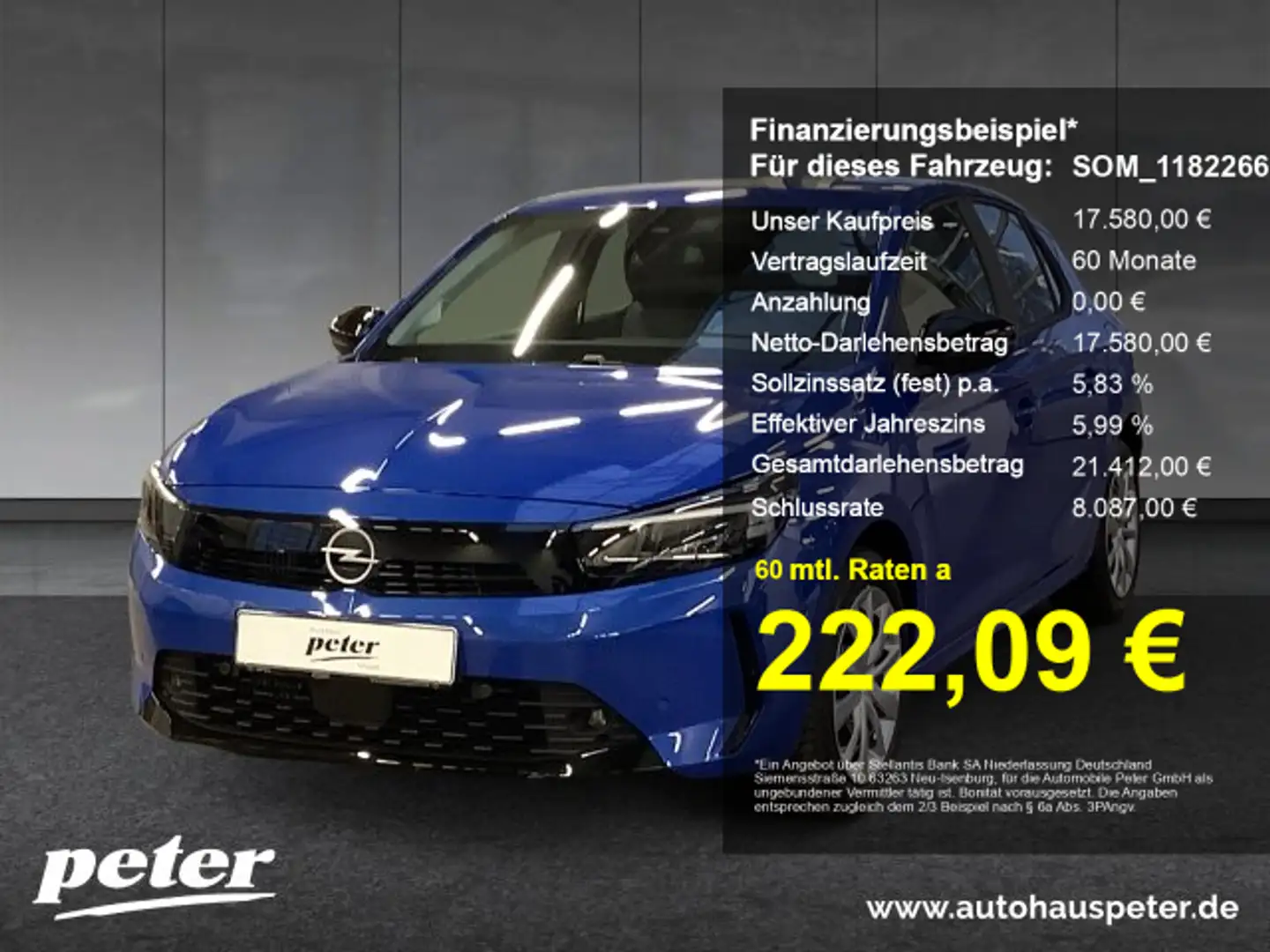Opel Corsa Corsa Edition 1.2 Allwetter Rückfahrkamera NSW Bleu - 1