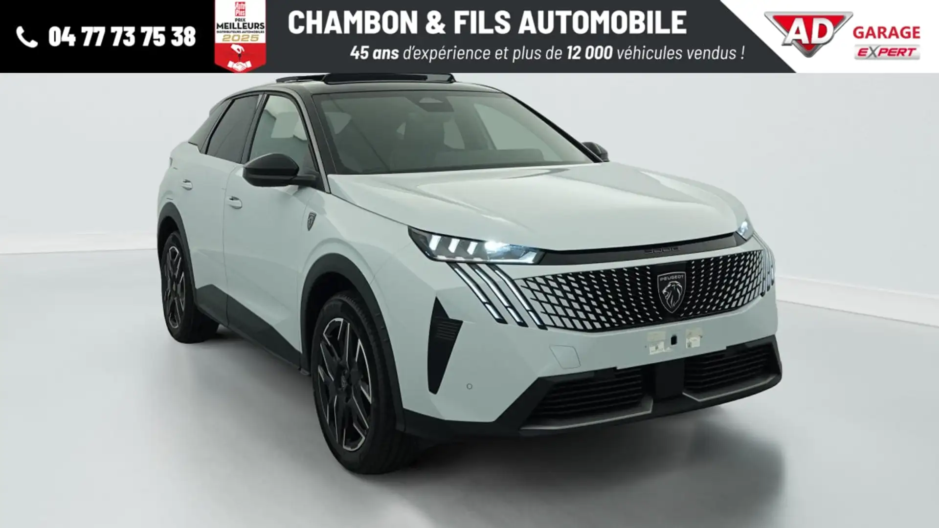 Peugeot 3008 Hybrid 145 e-DCS6 GT Gris - 1