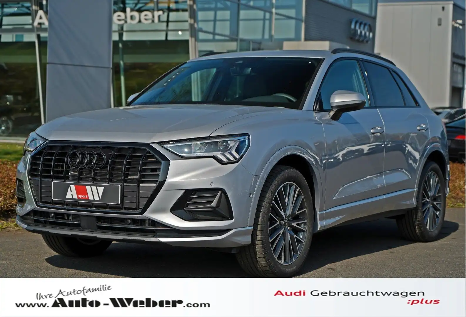 Audi Q3 35TFSI LED S-LINE KAMERA NAVI ASSISTENZPAKET Silber - 1
