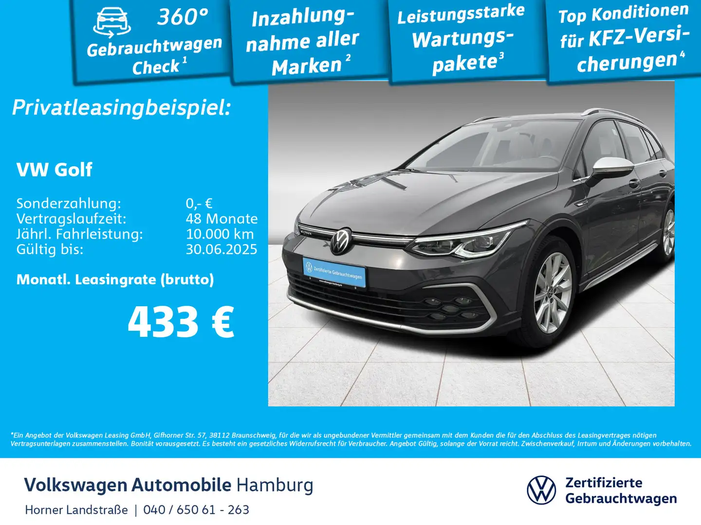 Volkswagen Golf Variant Golf VIII Variant Alltrack 2.0 TDI DSG 4Motion Grau - 1