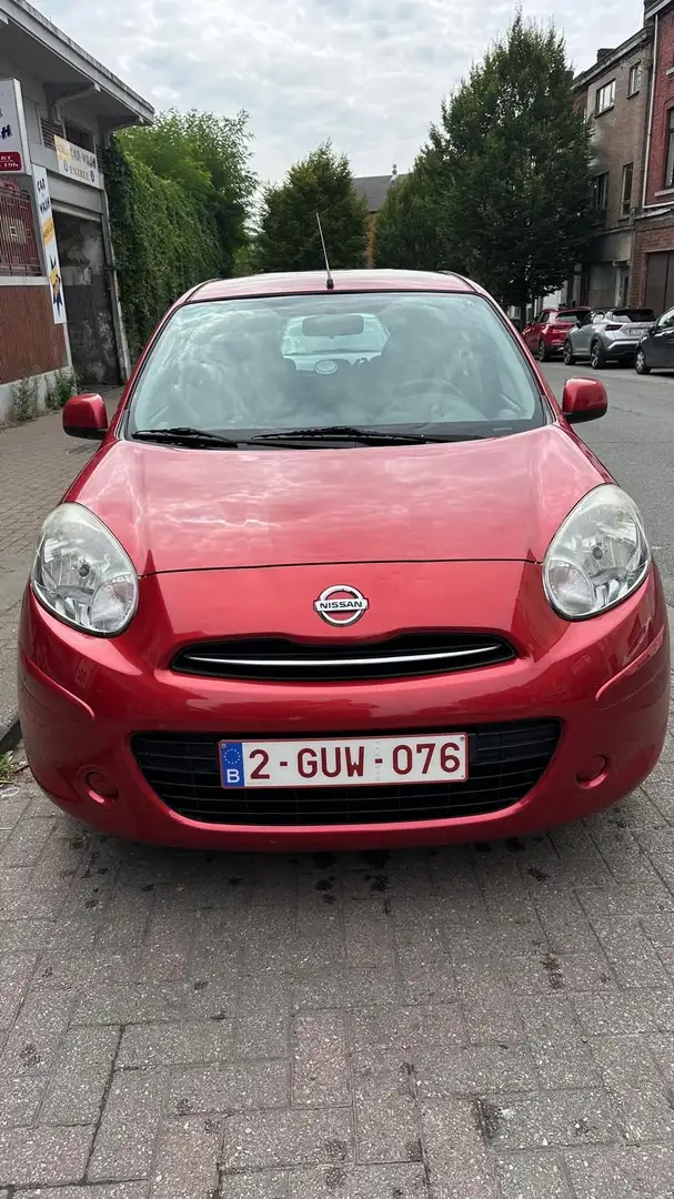 Nissan Micra 1.2i euro 5 avec 126000km Rouge - 2