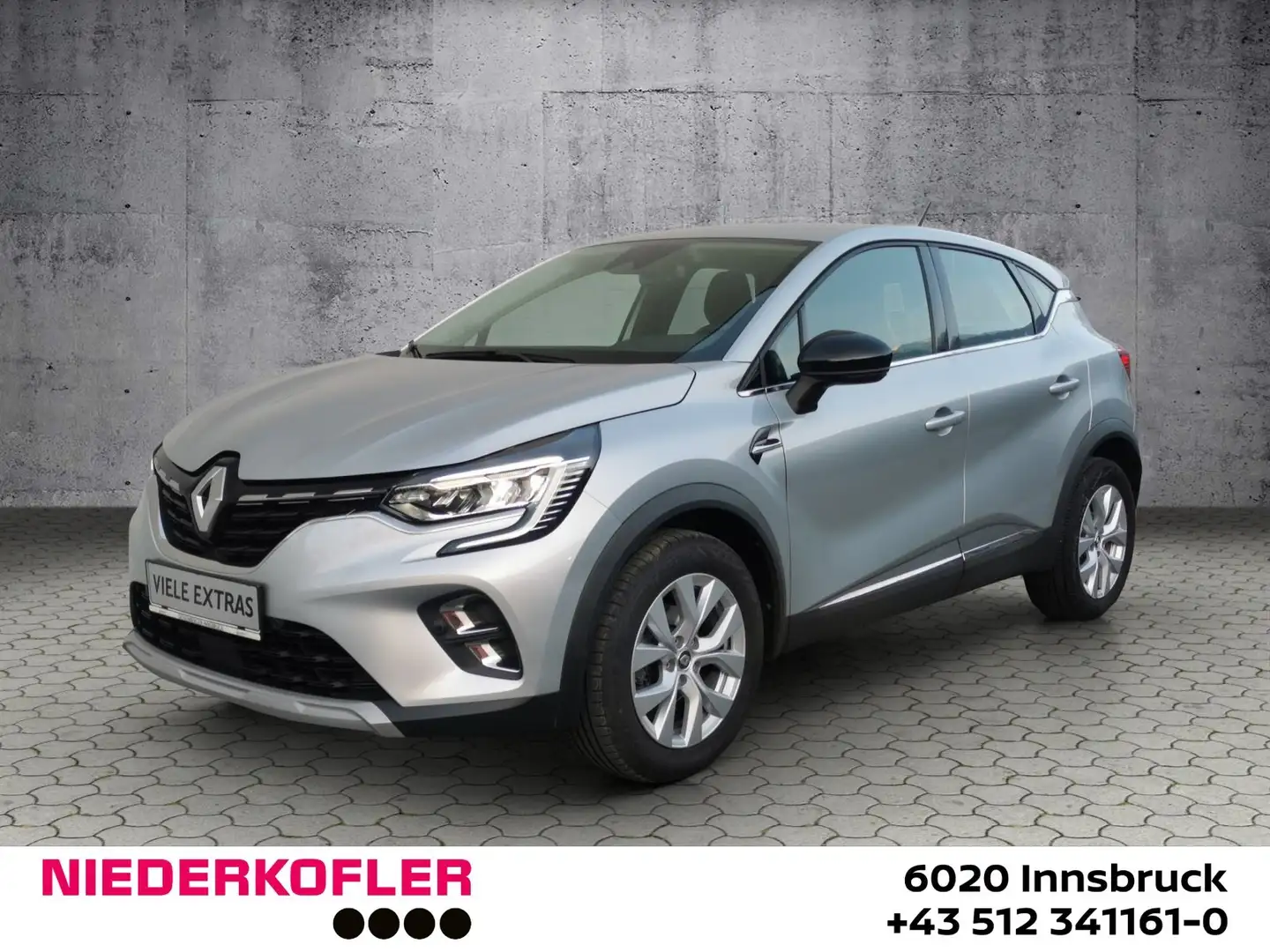 Renault Captur Blue dCi 115 Intens Silber - 1