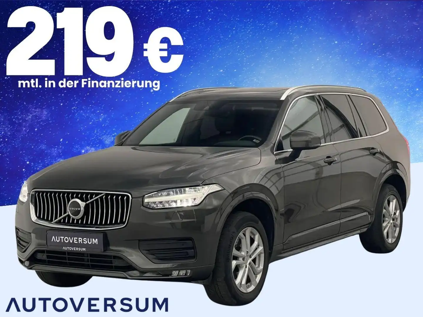 Volvo XC90 Momentum Pro MEM*AHK*ACC*LED*STHZ*KAM*PANO Gris - 1