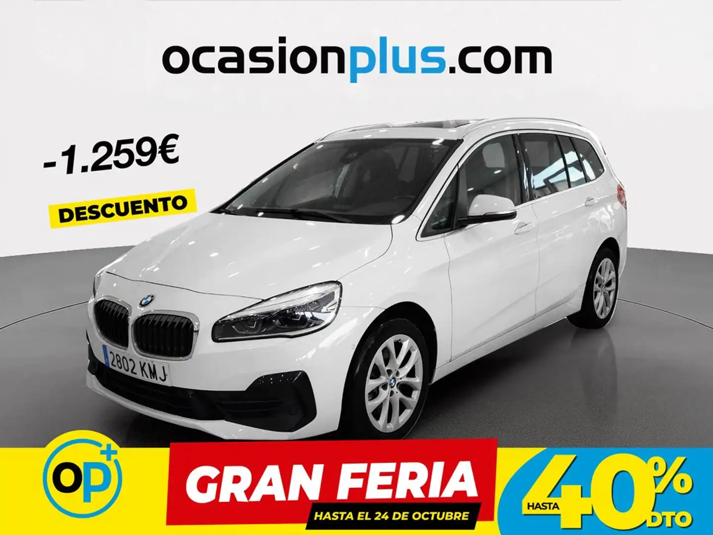 BMW 220 220dA Gran Tourer Blanco - 1