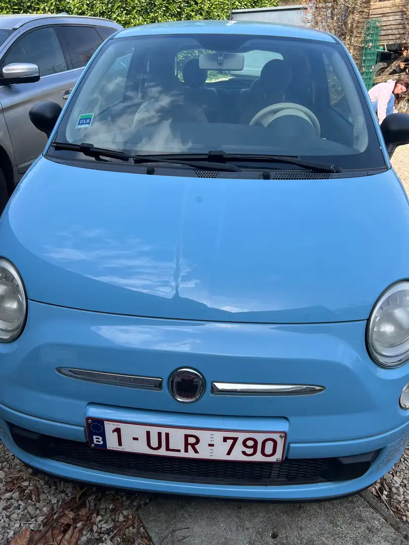 Fiat 500 1.2i Pop Stop Bleu - 1