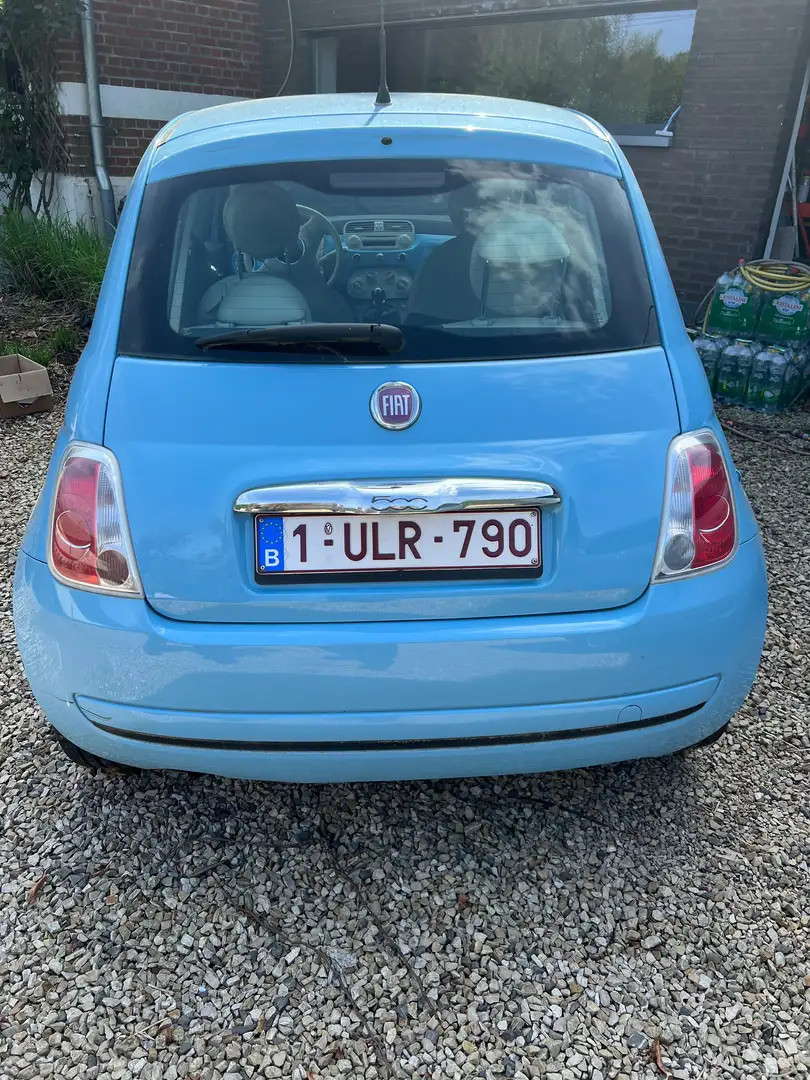 Fiat 500 1.2i Pop Stop Bleu - 2