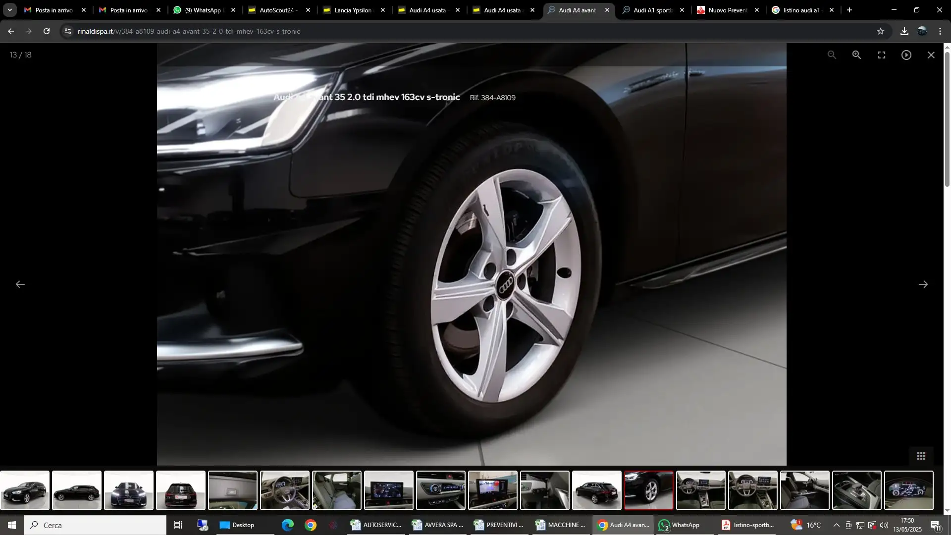 Audi A4 Avant 35 2.0 tdi mhev 163cv s-tronic usato certifi Siyah - 2