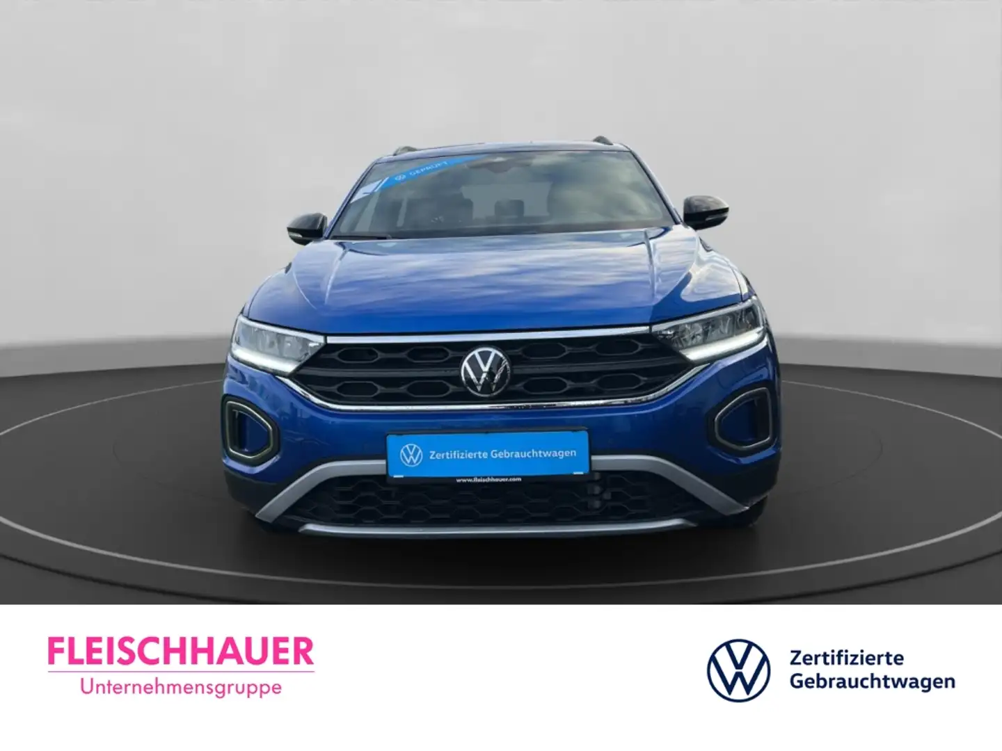 Volkswagen T-Roc Goal 2.0 Life+SHZ+NAVI+LED+DAB+ACC+KAMERA Blau - 2