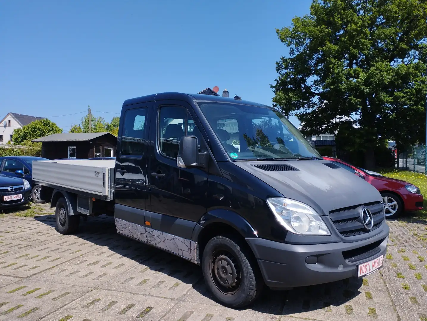 Mercedes-Benz Sprinter 316 CDI Doka Pritsche 3,40m/7 SITZE/KLIMA Negro - 1