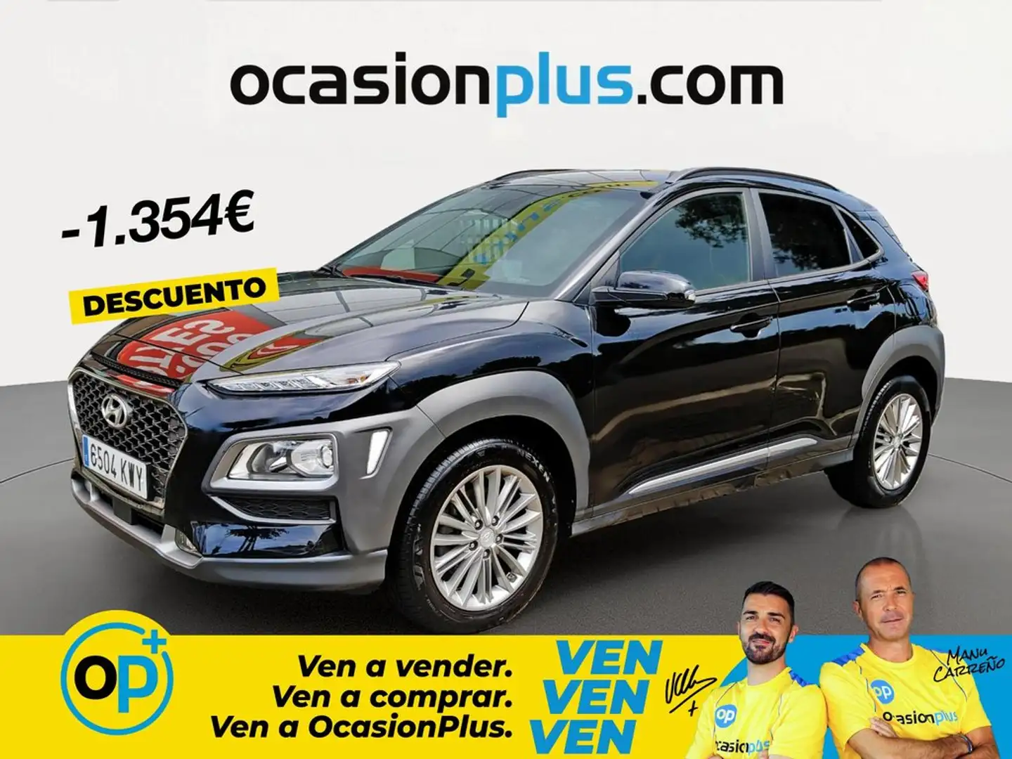 Hyundai KONA 1.0 TGDI Tecno 2C Lime 4x2 Negro - 1