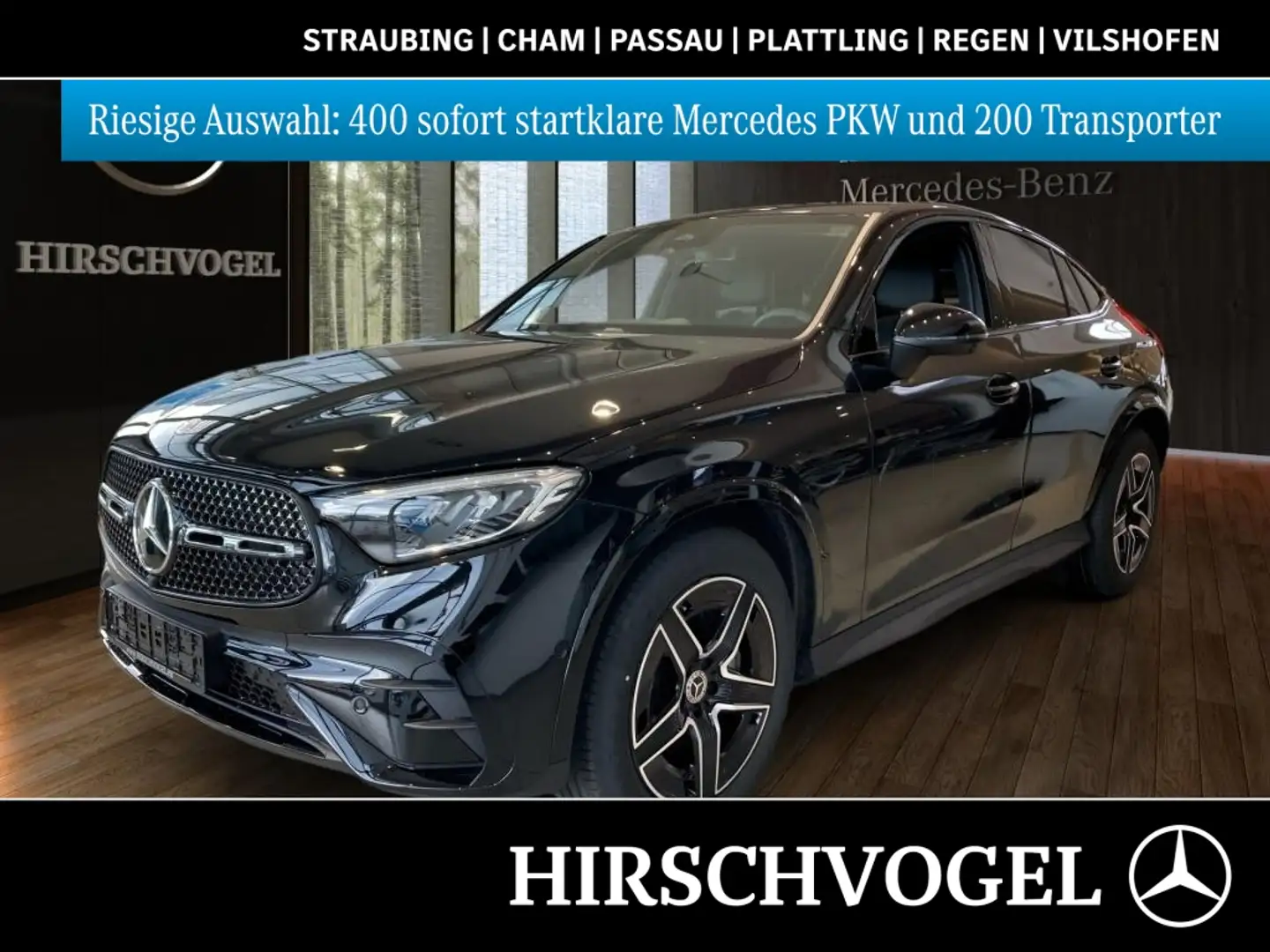 Mercedes-Benz GLC 220 d 4M EDITION AMG-Line+Night+AHK+DISTRON Schwarz - 1