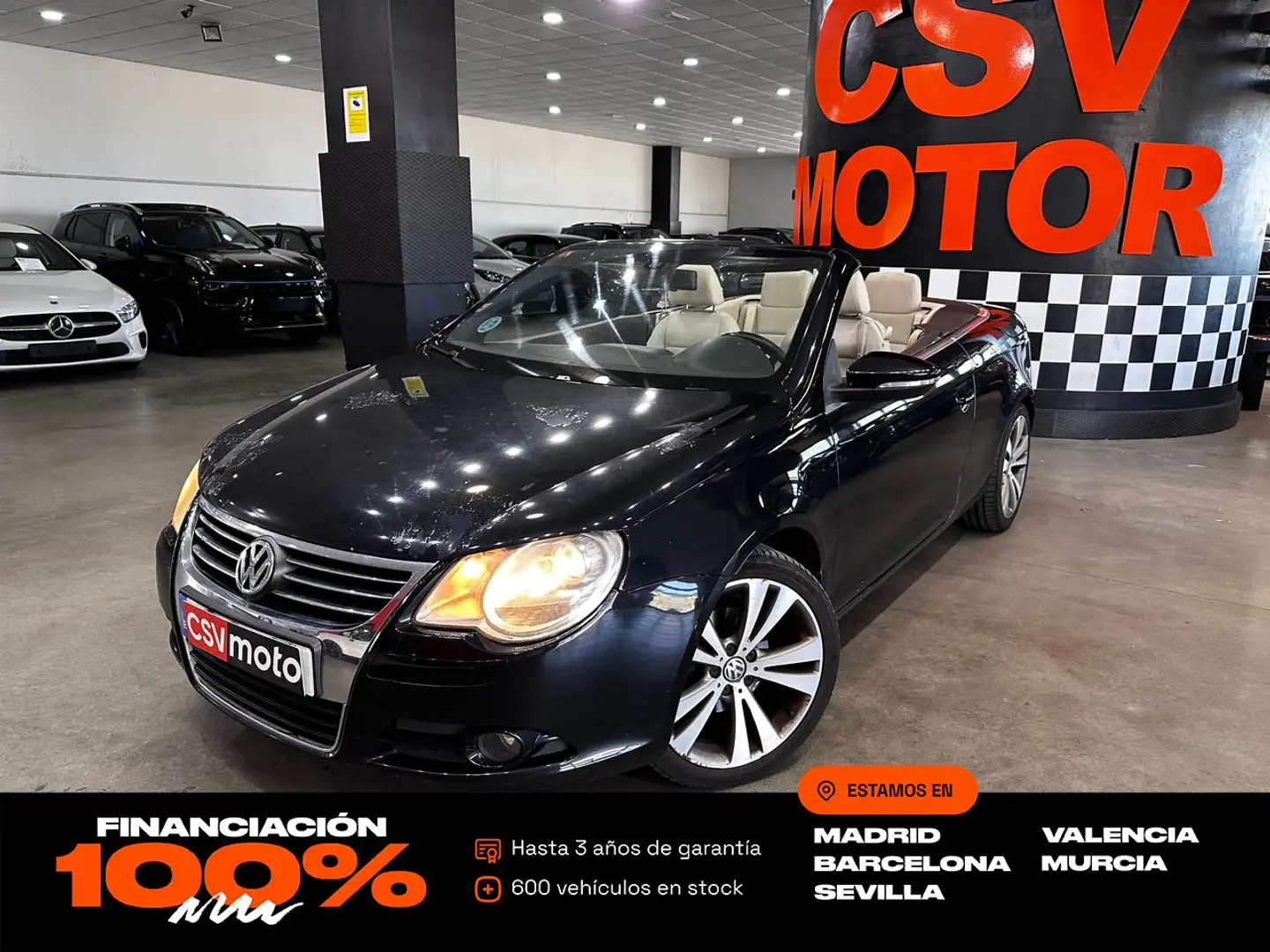 Volkswagen Eos 1.4 TSI Negro - 1