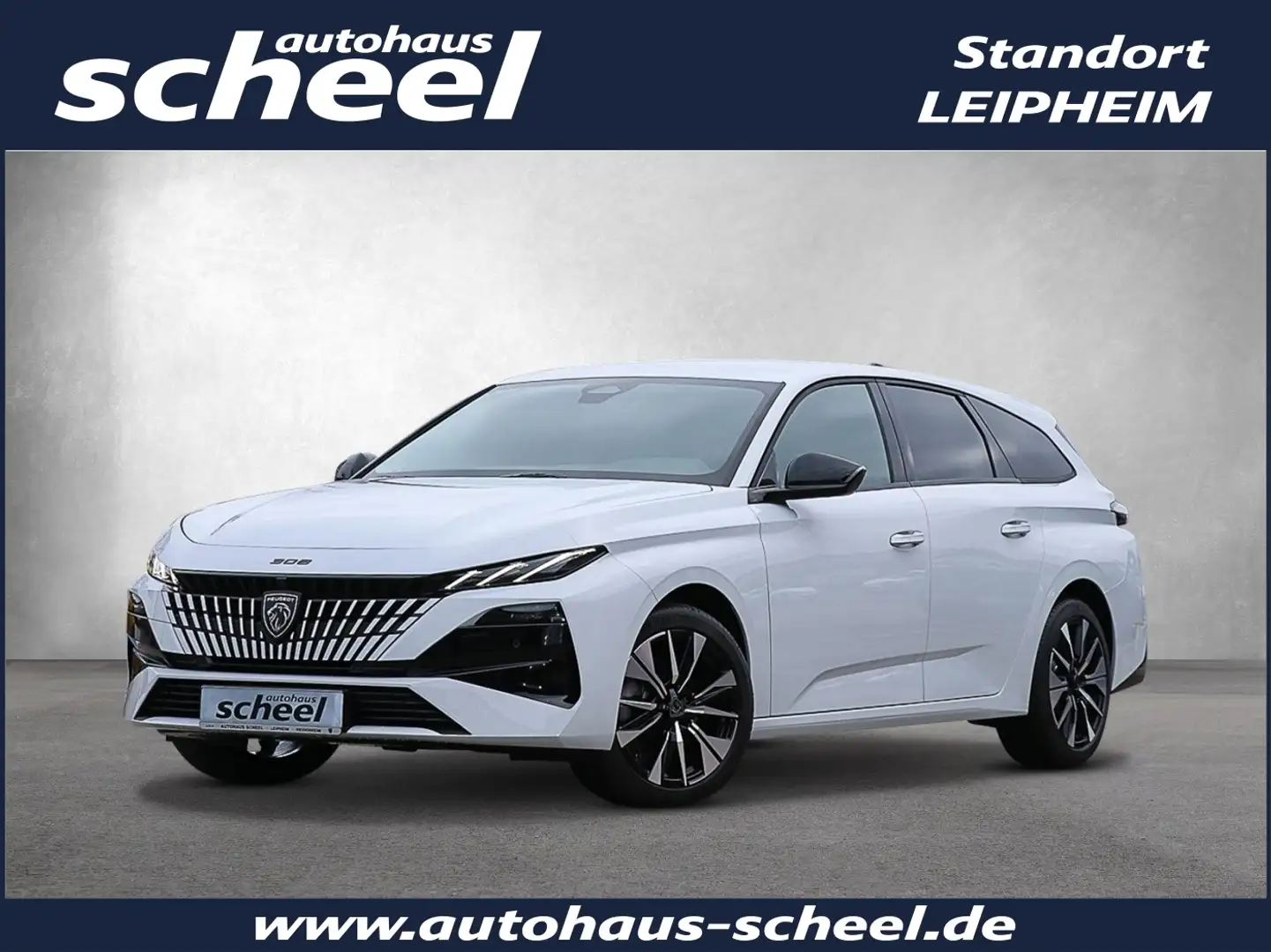 Peugeot 308 SW Allure Hybrid 145 e-DSC6 ACC+Kam.+KeyLess Blanc - 1