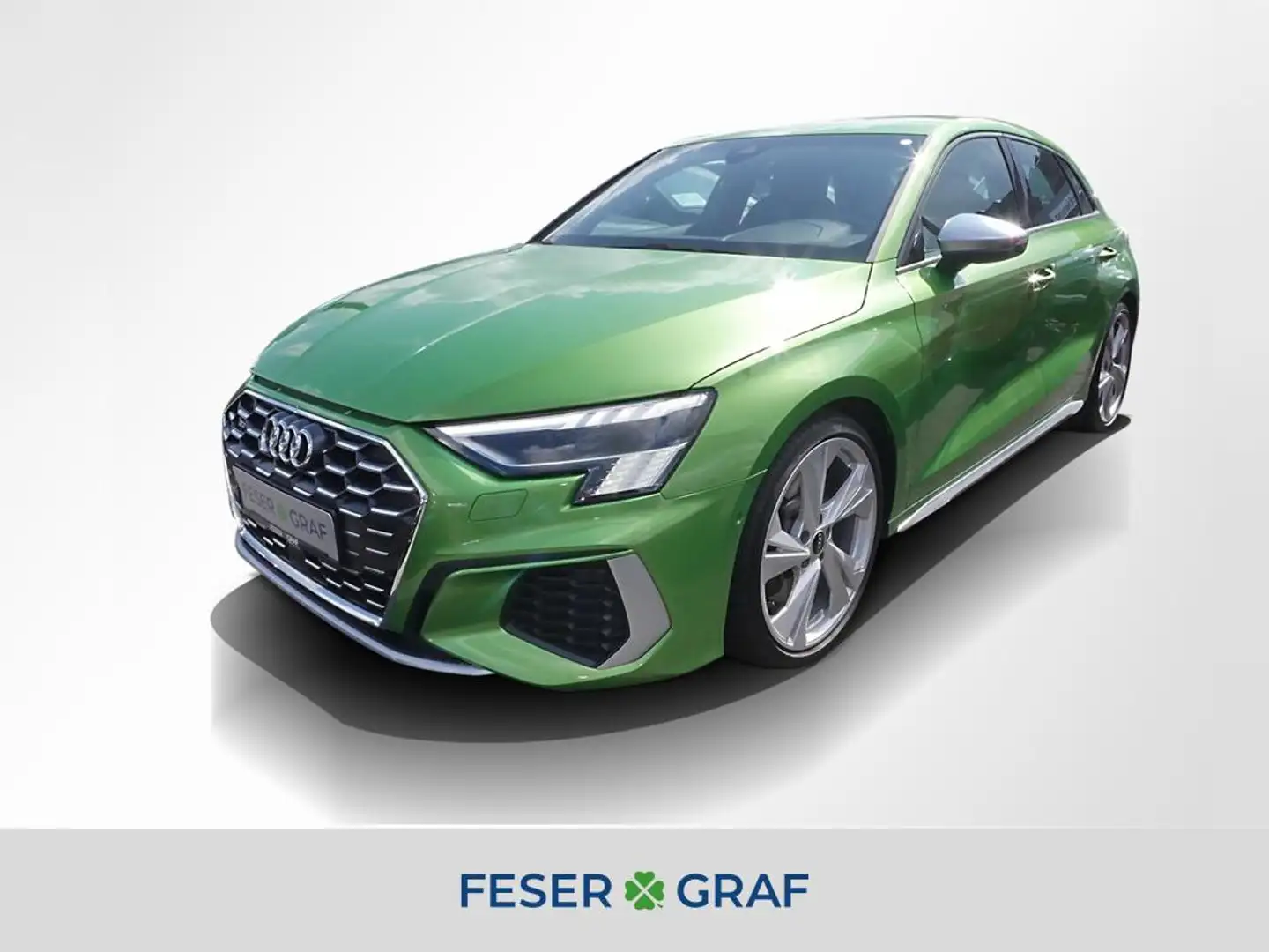 Audi S3 Sportback B&O Matrix Navi RüKa Sitzh. Grün - 1