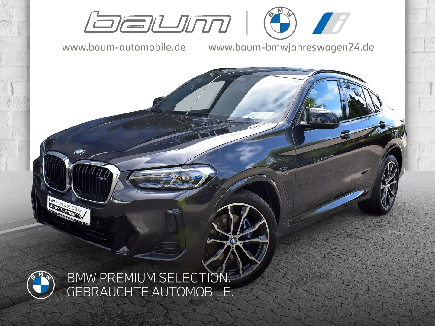 BMW X4 M 40d Head-Up HiFi DAB WLAN Standhzg. AHK Shz Grau - 1