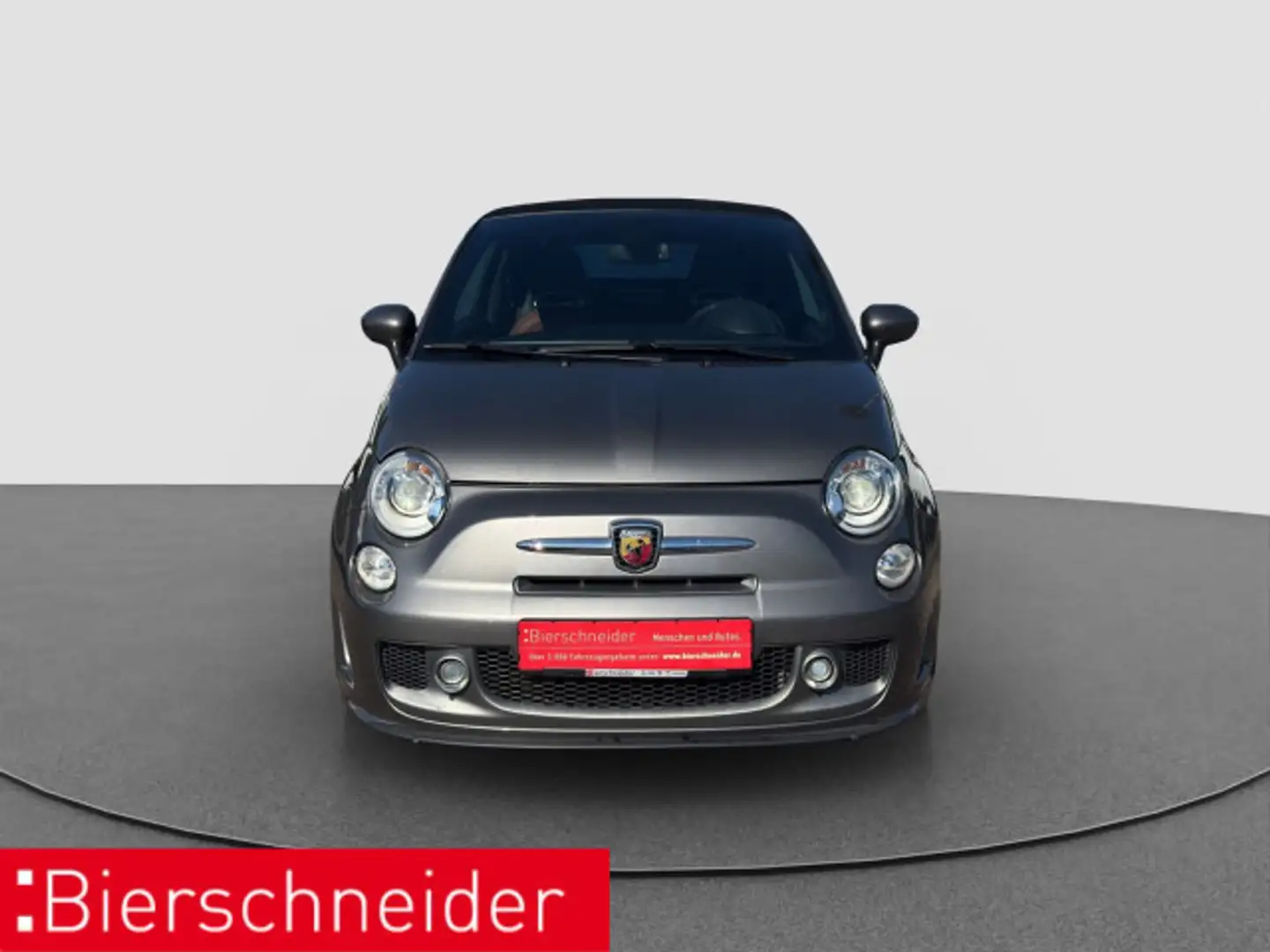 Fiat 500 Cabrio Abarth 595 C Turismo XENON LEDER PDC Gris - 2